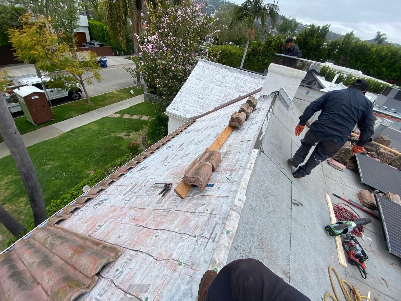 Tile Reset & Silicone Coating using American Standard Coatings Silicone-S by Hull Brothers Roofing