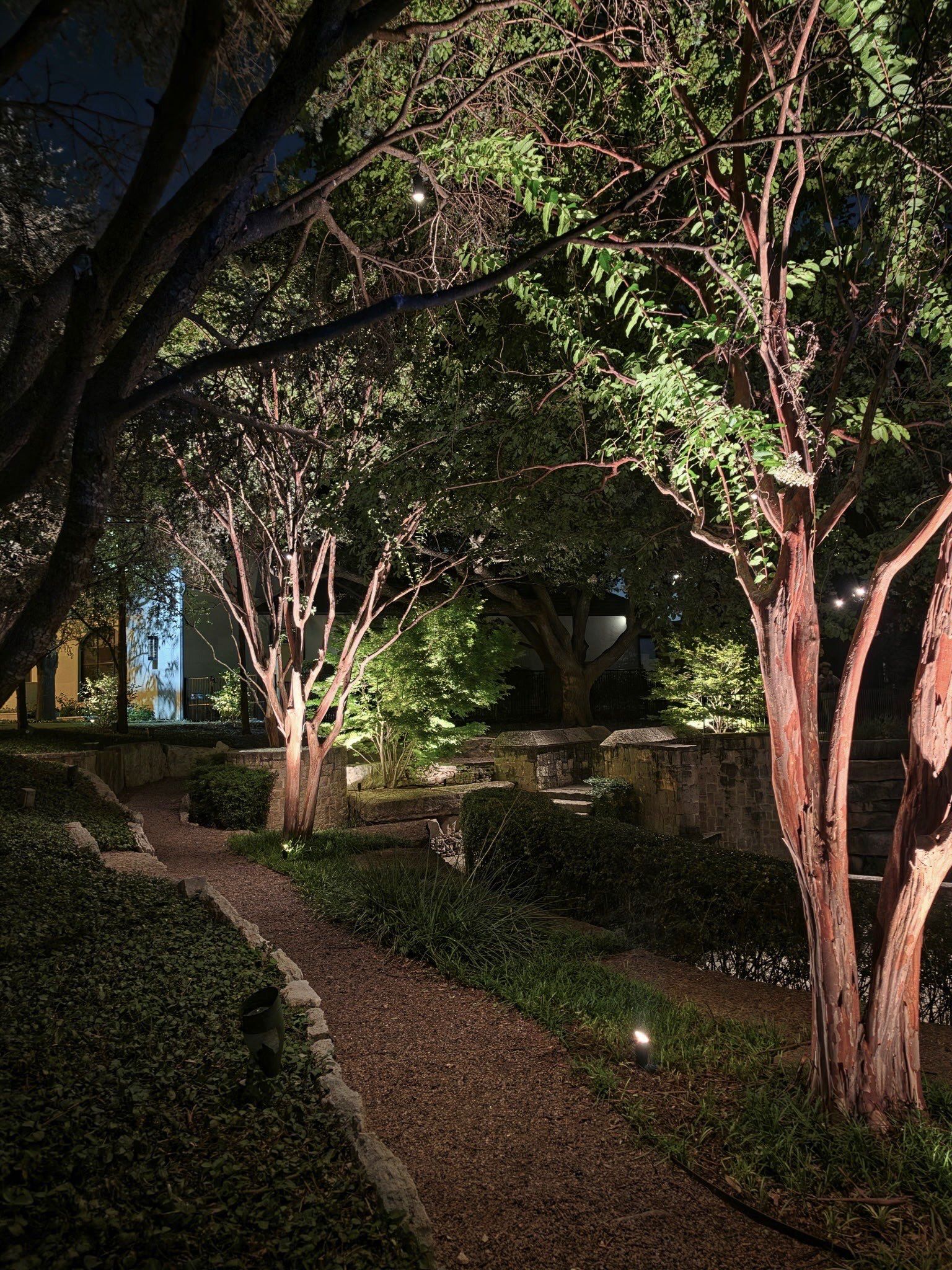Glen Abbey HOA Park in Dallas by Outdoor Lights + Shades