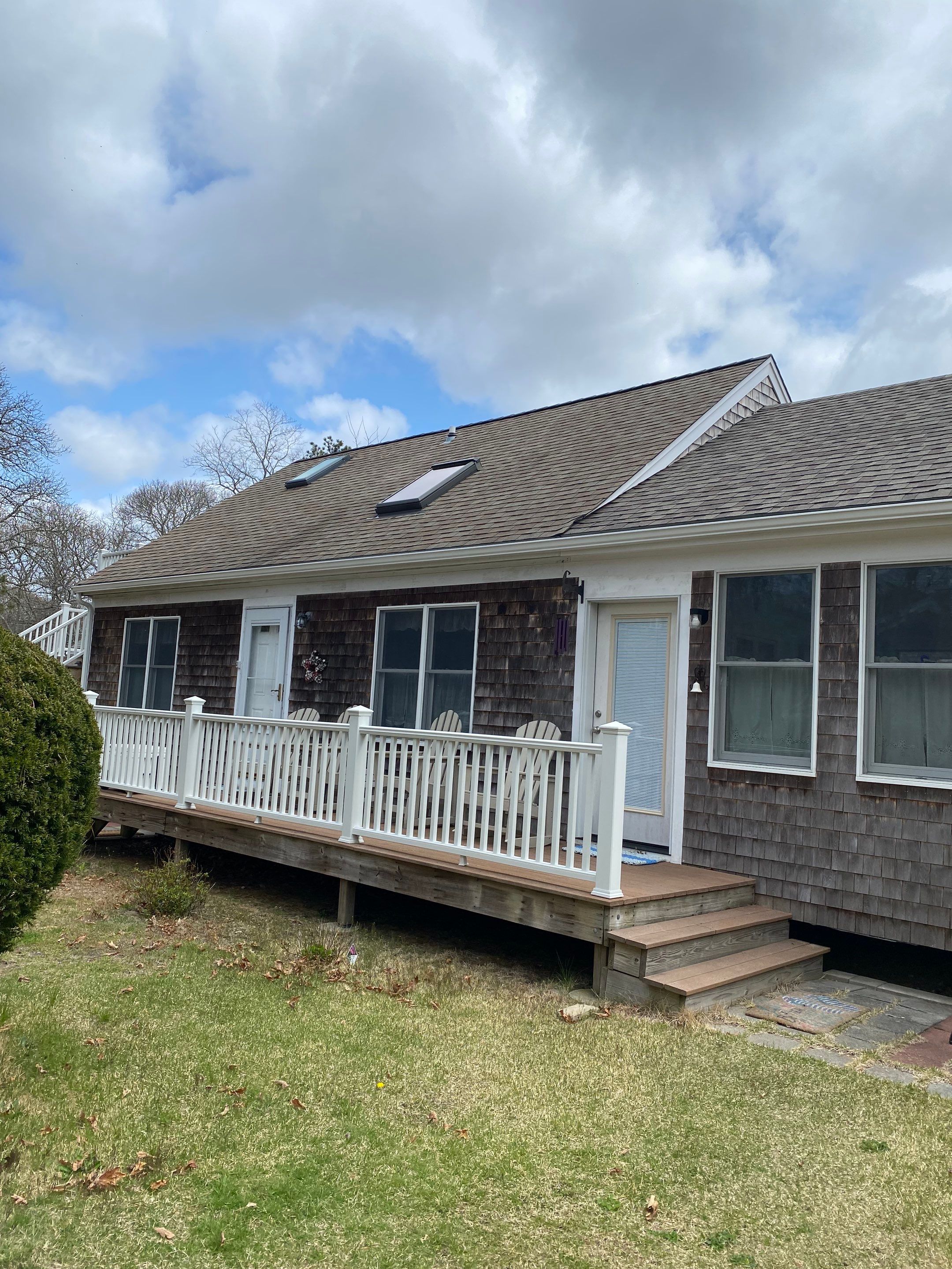 Gutter Installation using 5" K-Style Aluminum Gutter in Eastham, MA by Gutter Pro Enterprises