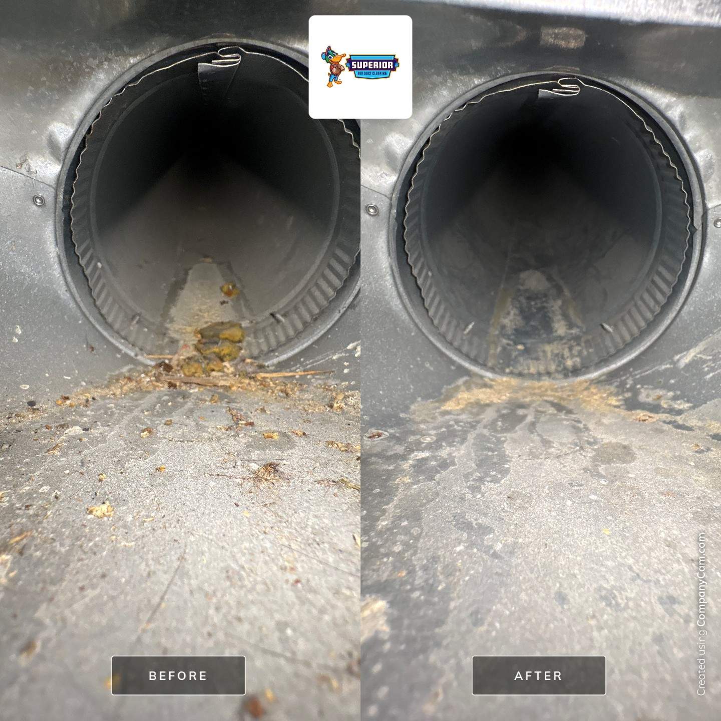 Air Duct Cleaning With a Vacuum Truck in New Castle, PA by Superior Air Duct Cleaning