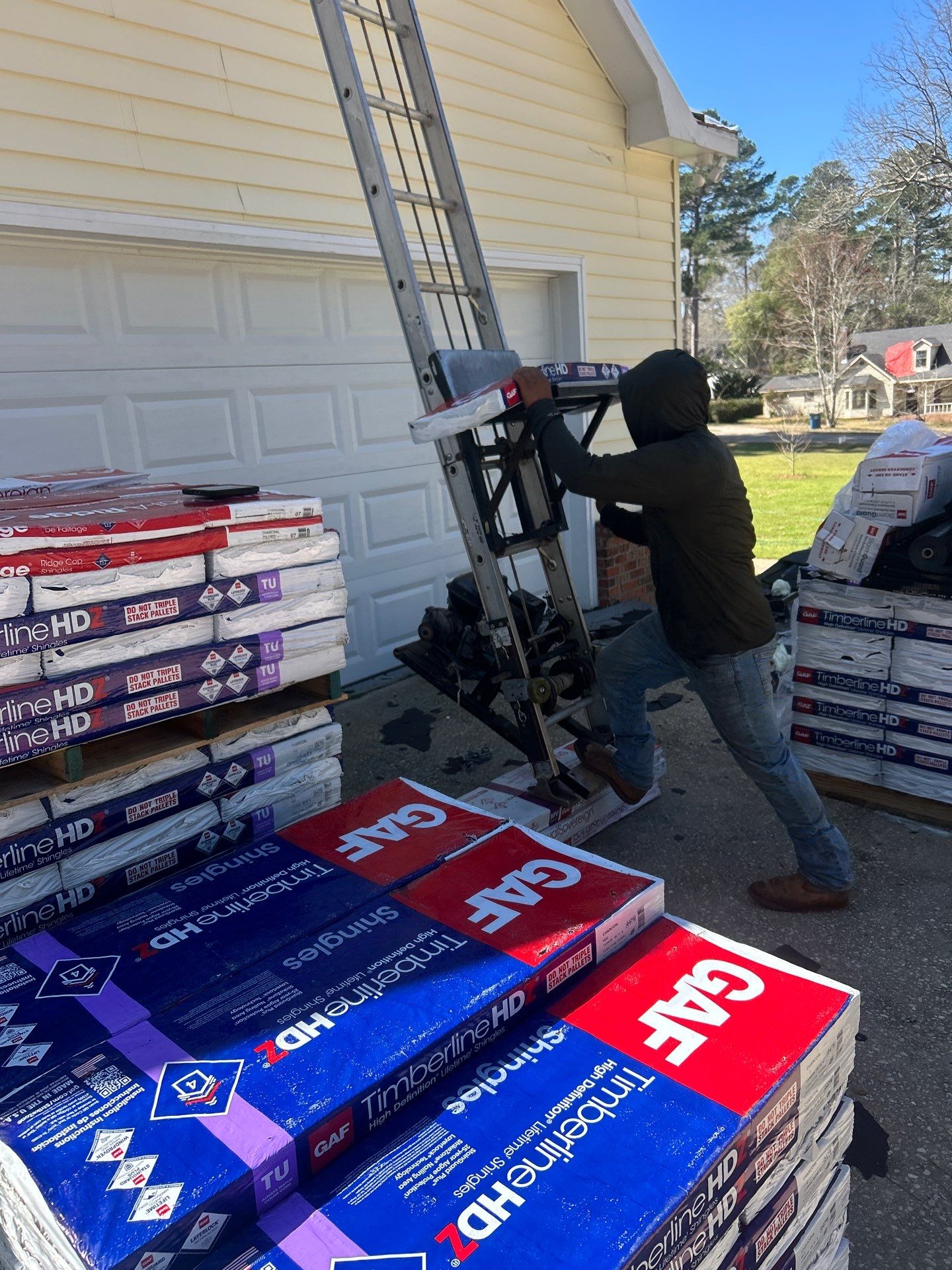 GAF HDZ - Charcoal shingles by Elite Roofing LLC