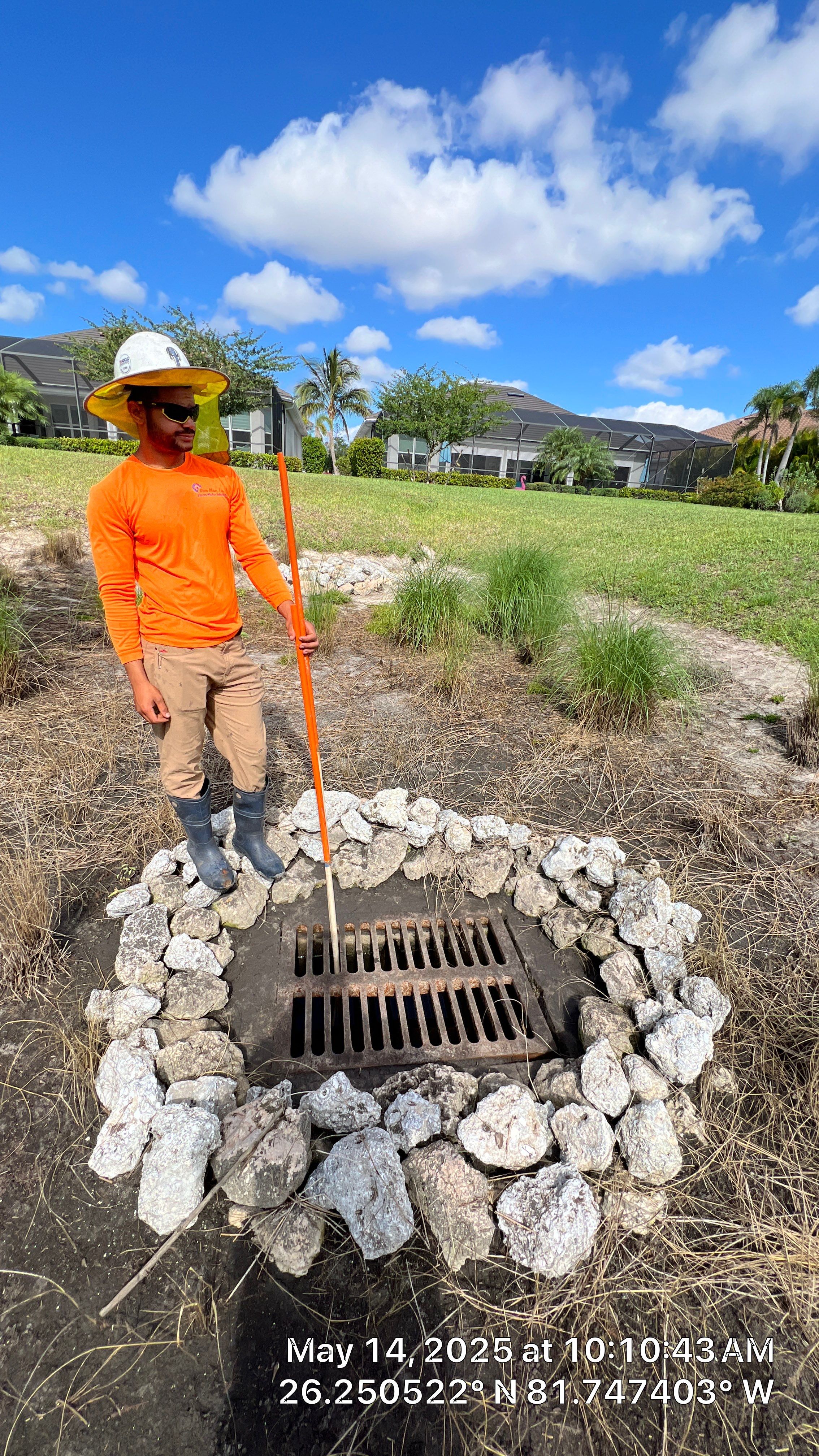 North Naples Community Stormwater Catch Basin Cleaning by APS Power & Water