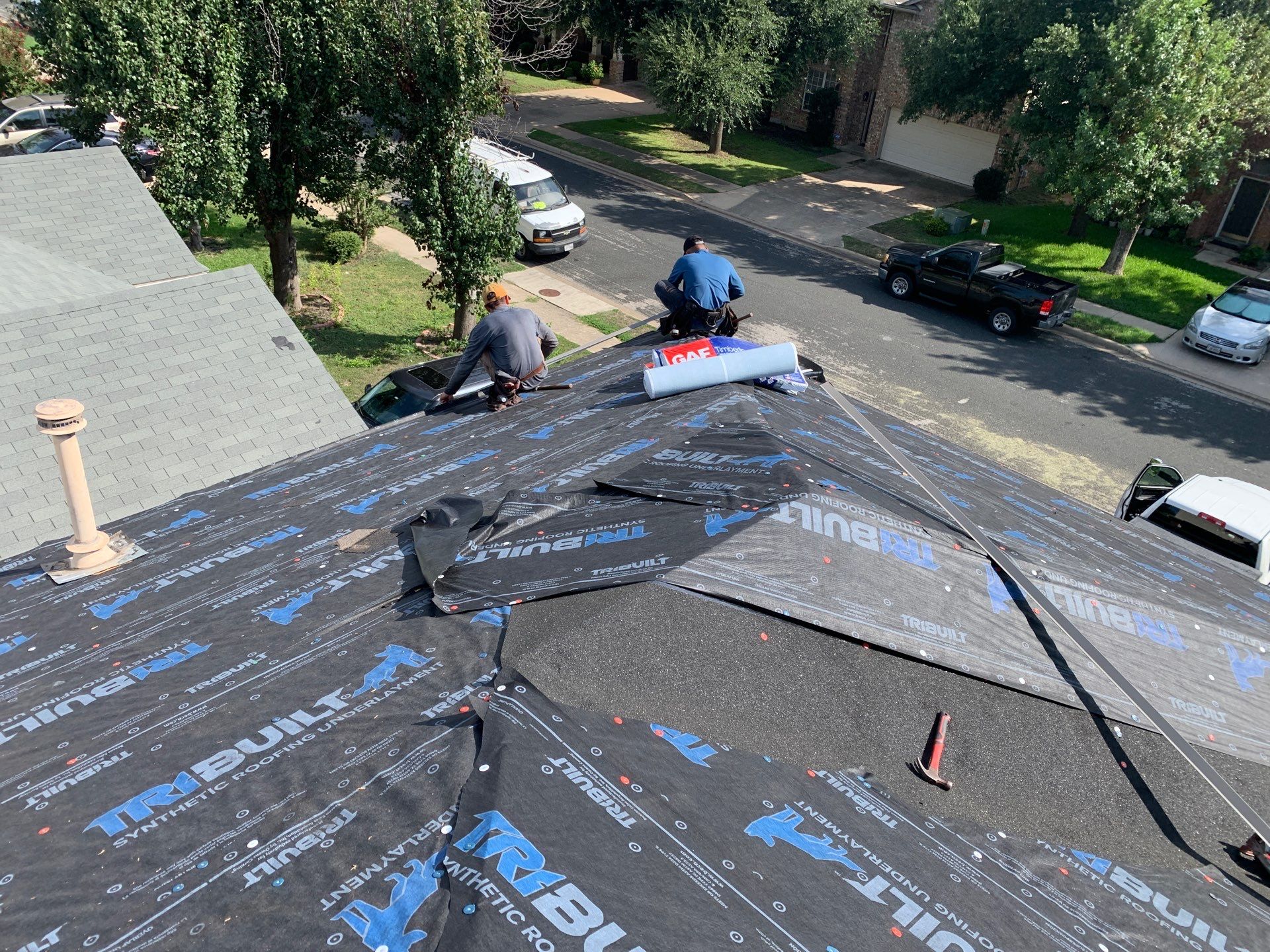 GAF Timberline HDZ Roofing Replacement and Fascia Restoration in Round Rock by Caliber Restoration LLC
