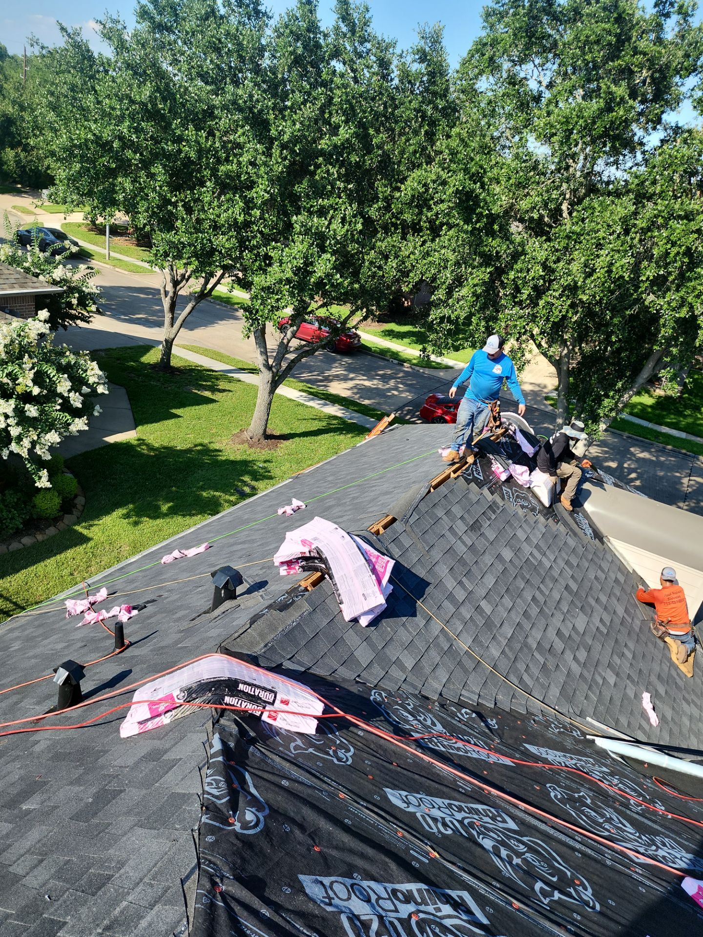 Residential Roofing Repair using Owen's Corning Duration (Lifetime) Shingles by Roof Repair Company