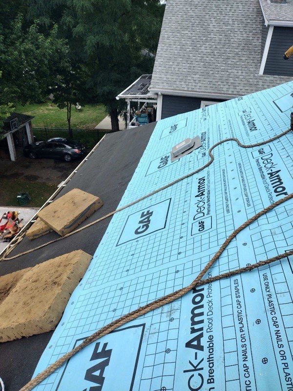 Residential Roofing Installation using GAF Timberline HDZ by Sensible Home Solutions