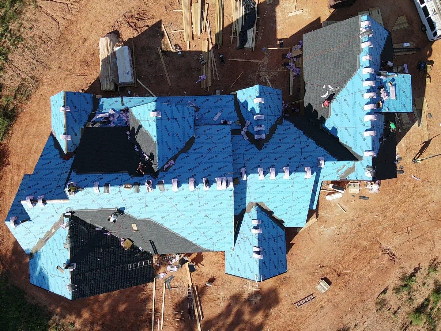 New Construction Residential Roofing Installation using Owens Corning by Inspector Roofing and Restoration