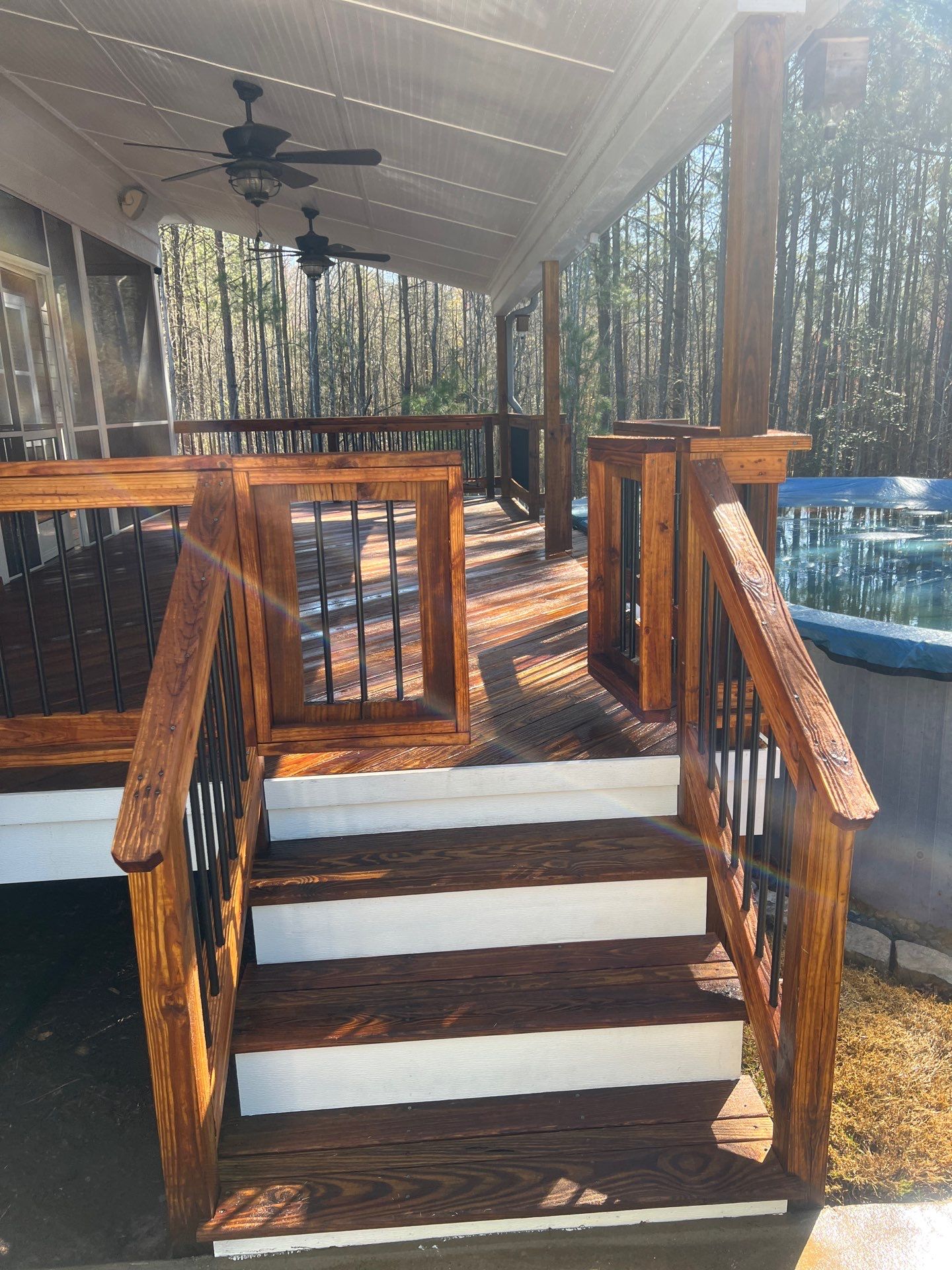 Weathered Deck using Wood Sealant by DuraSeal