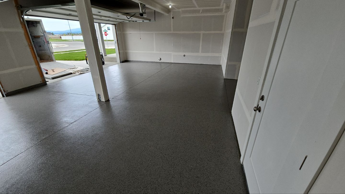 Garage Transformation using Denali Hybrid by Croc Coatings, LLC