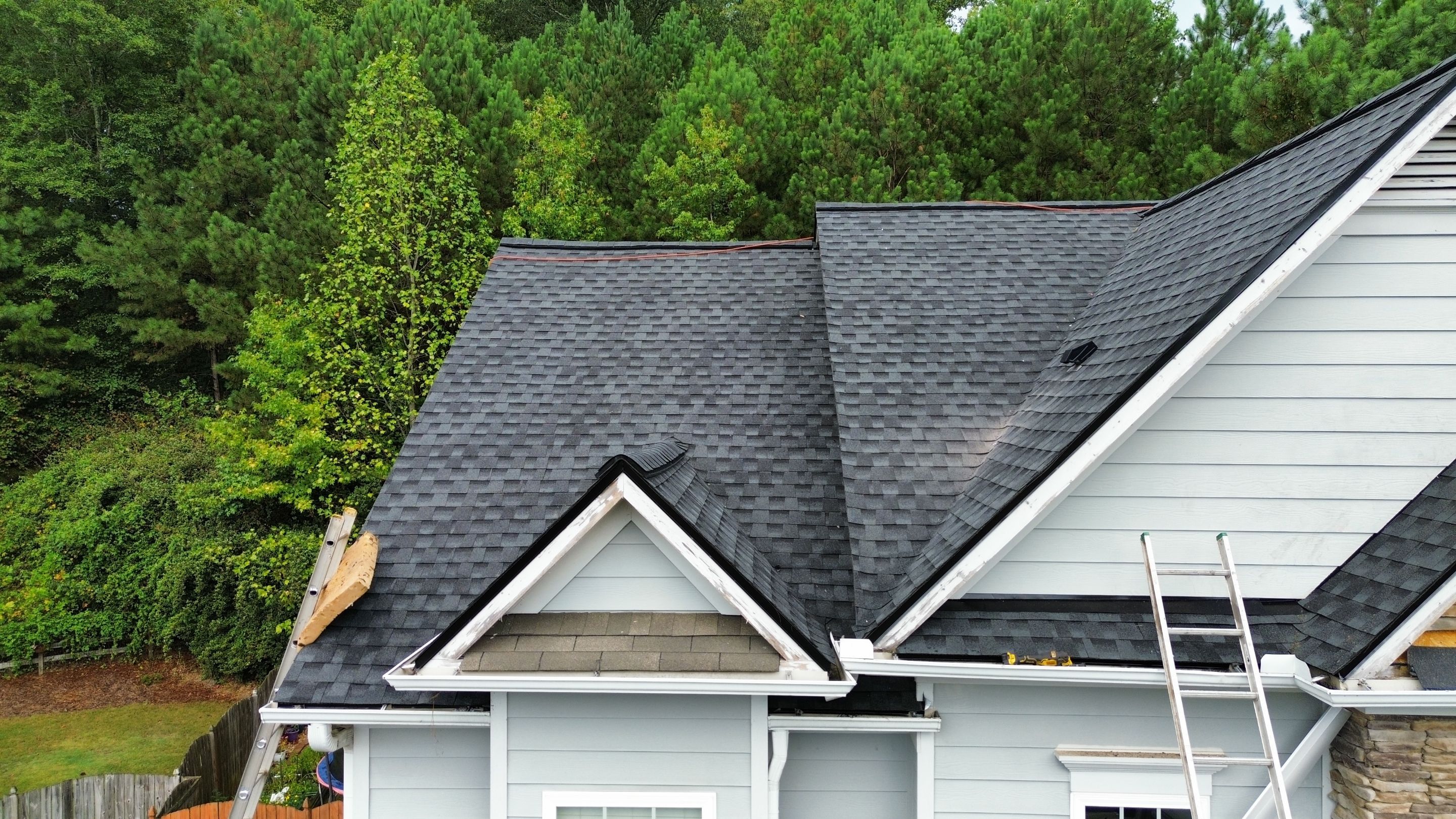 Cumming, GA Roof Replacement GAF Timberline HDZ Charcoal by Reset Roofing