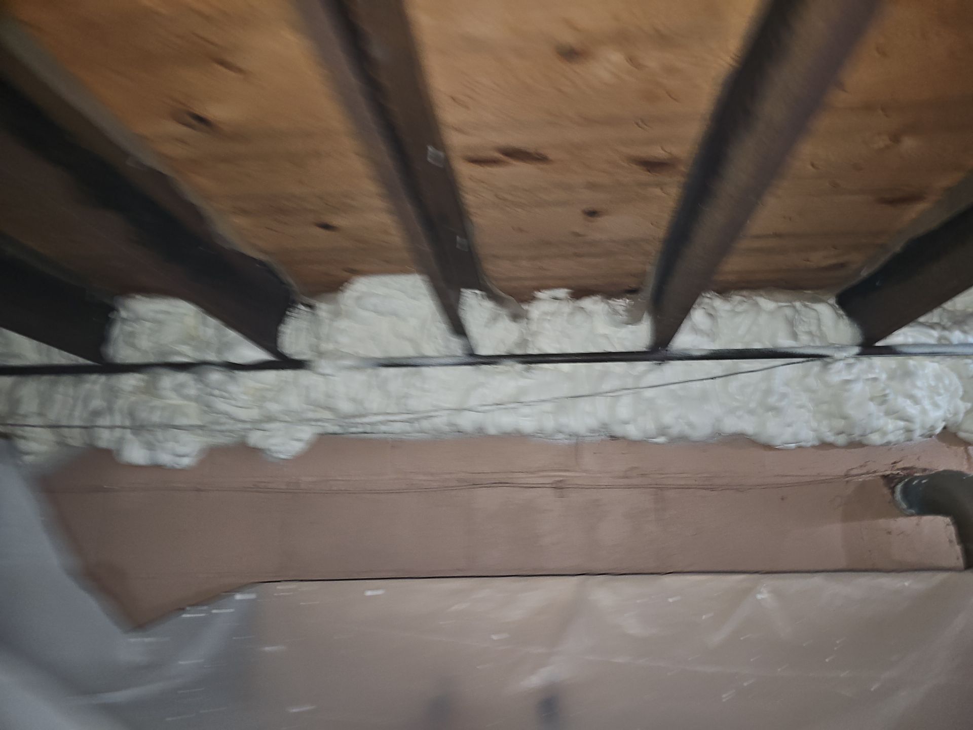 Attic Insulation using open cell spray foam by NYS Foam & Energy