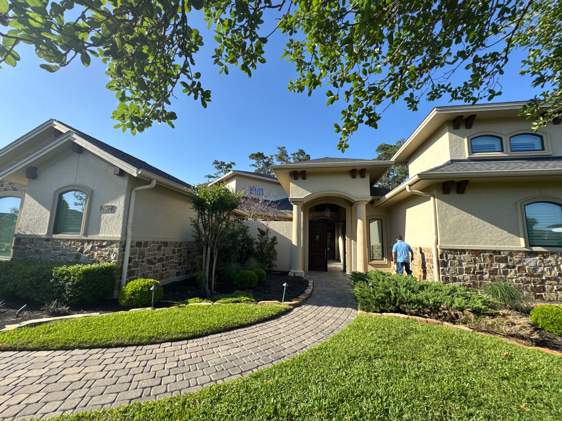 Complete Exterior Painting and Stucco Refinishing in Spring by Rolling Nations