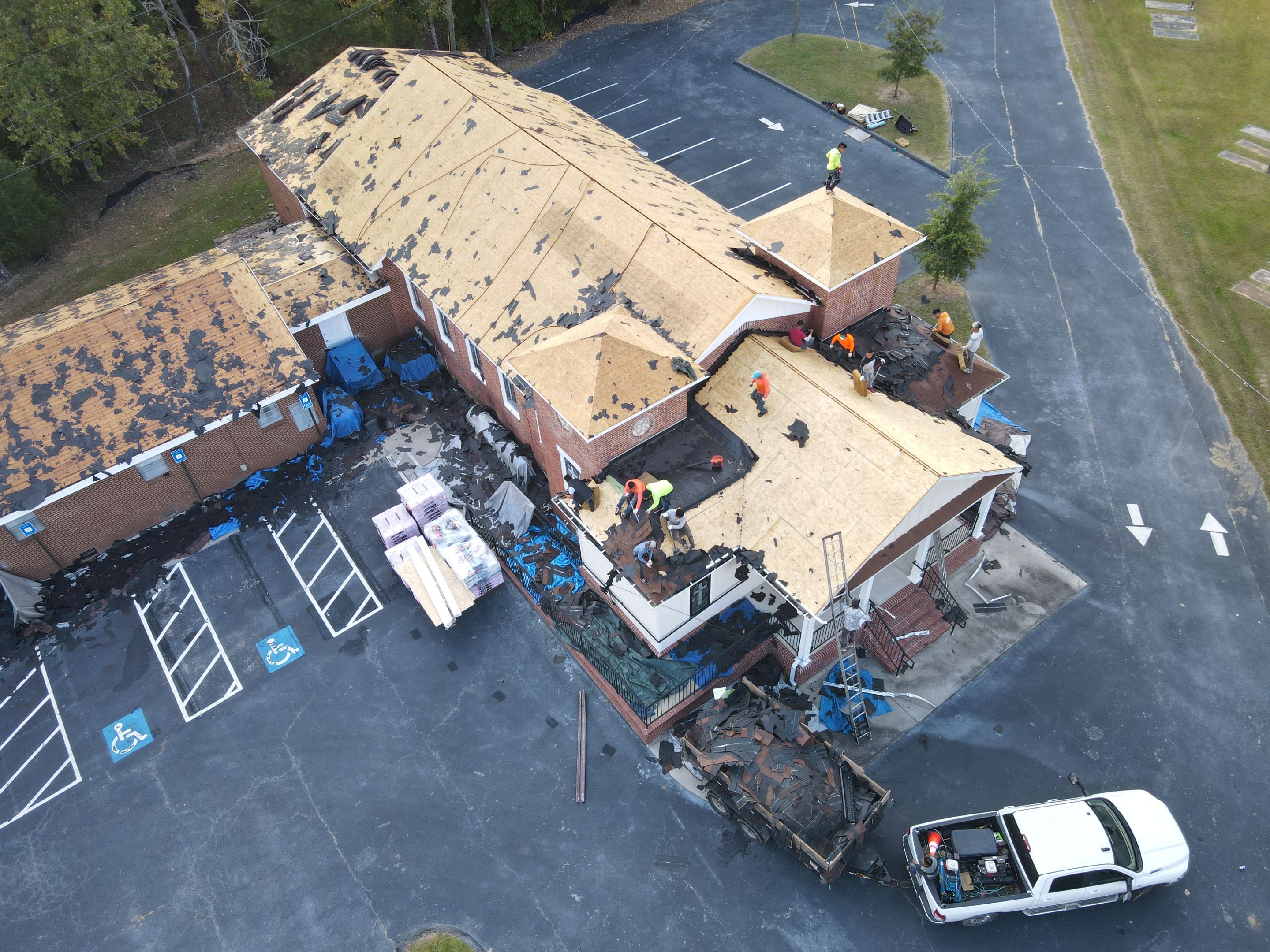 Church Roof Replacement using Owens Corning by Inspector Roofing and Restoration