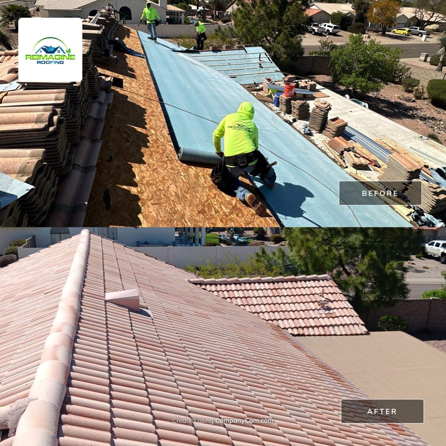 Teracotta Clay Tile by Reimagine Roofing