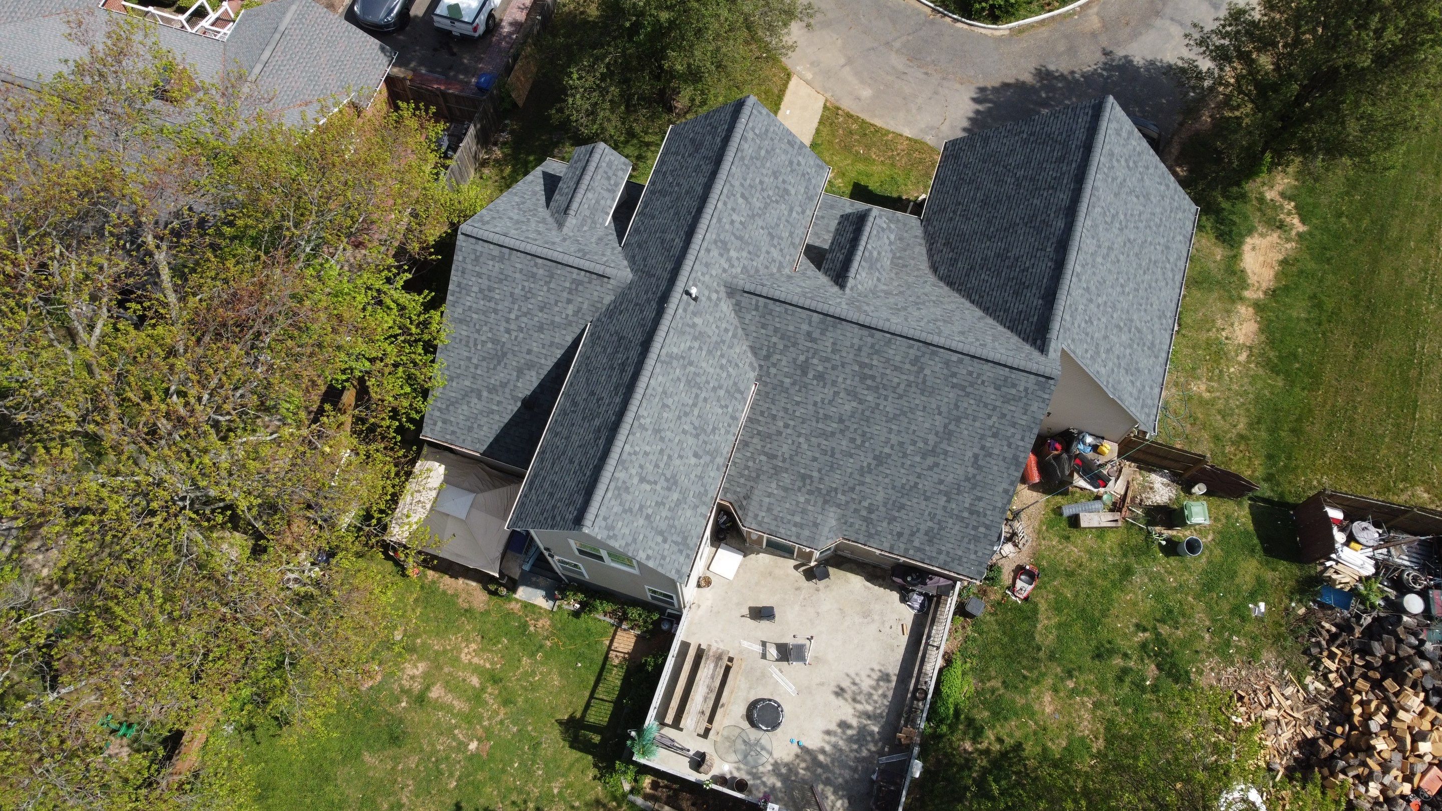 Residential Roof Replacement using Owens Corning TrueDefinition Architectural Shingle by RJC General Construction, LLC.