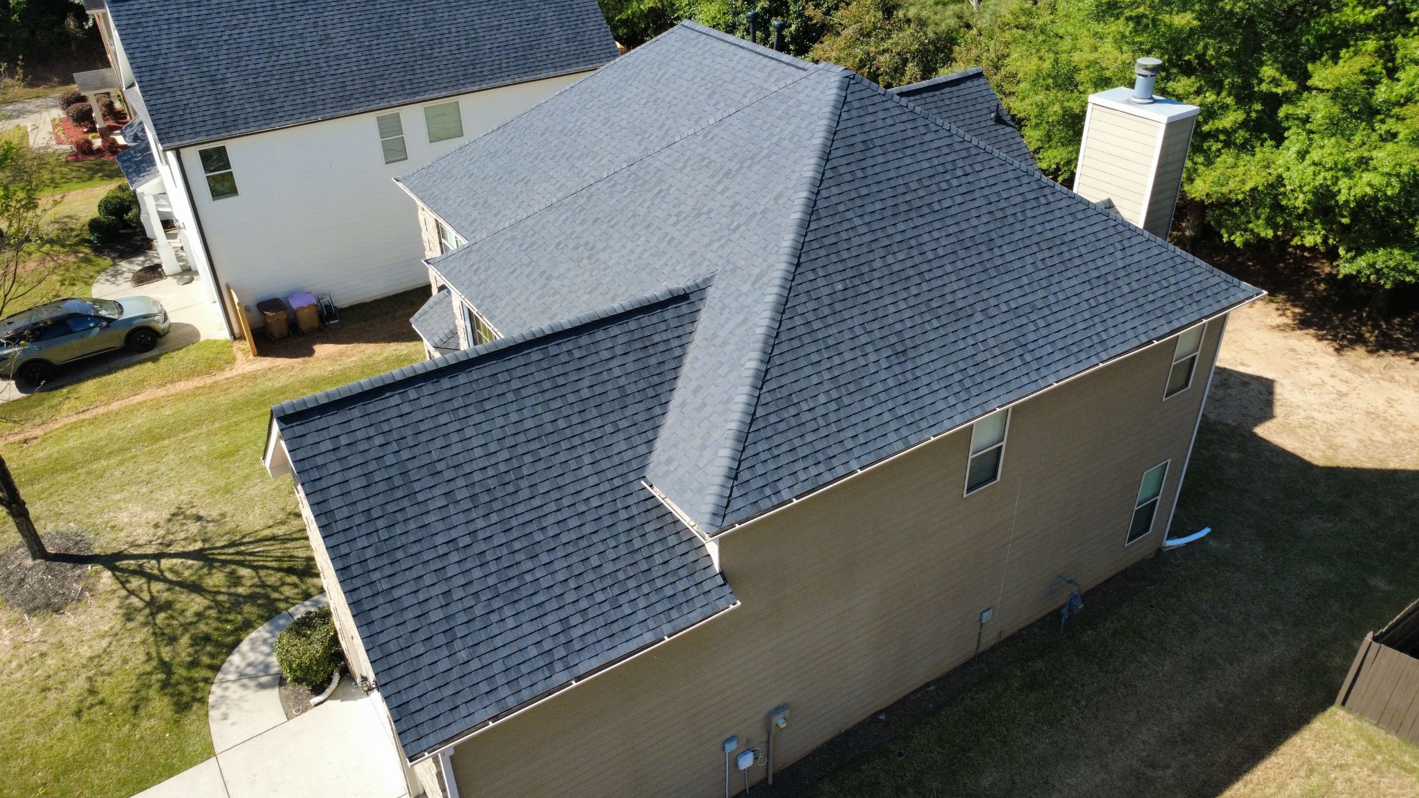 Cumming, GA Roof Replacement CertainTeed Landmark Moire Black by Reset Roofing