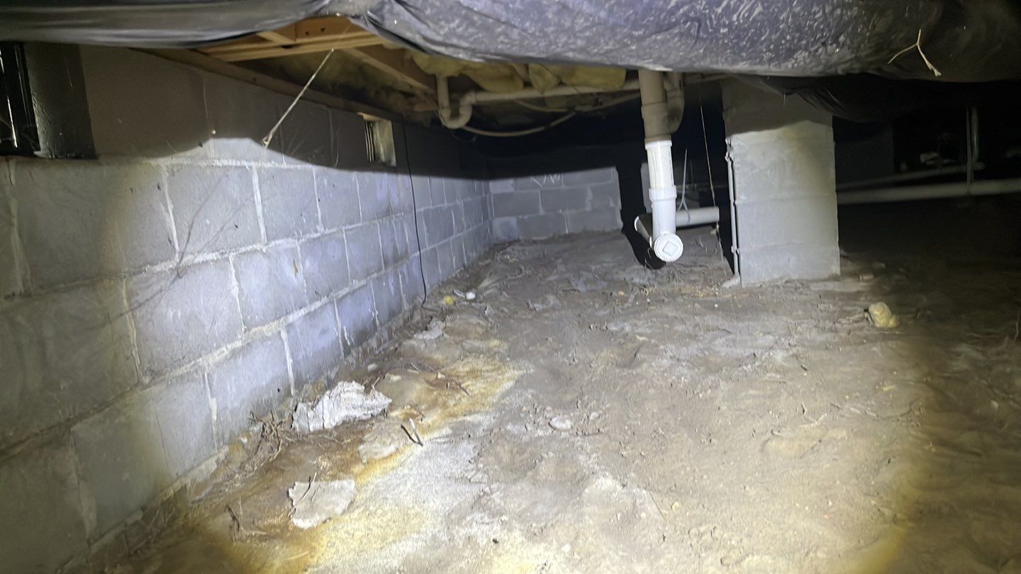 Dehumidifier and Moisture Barrier Install using 14Mil Moisture Barrier by Impact Crawlspace