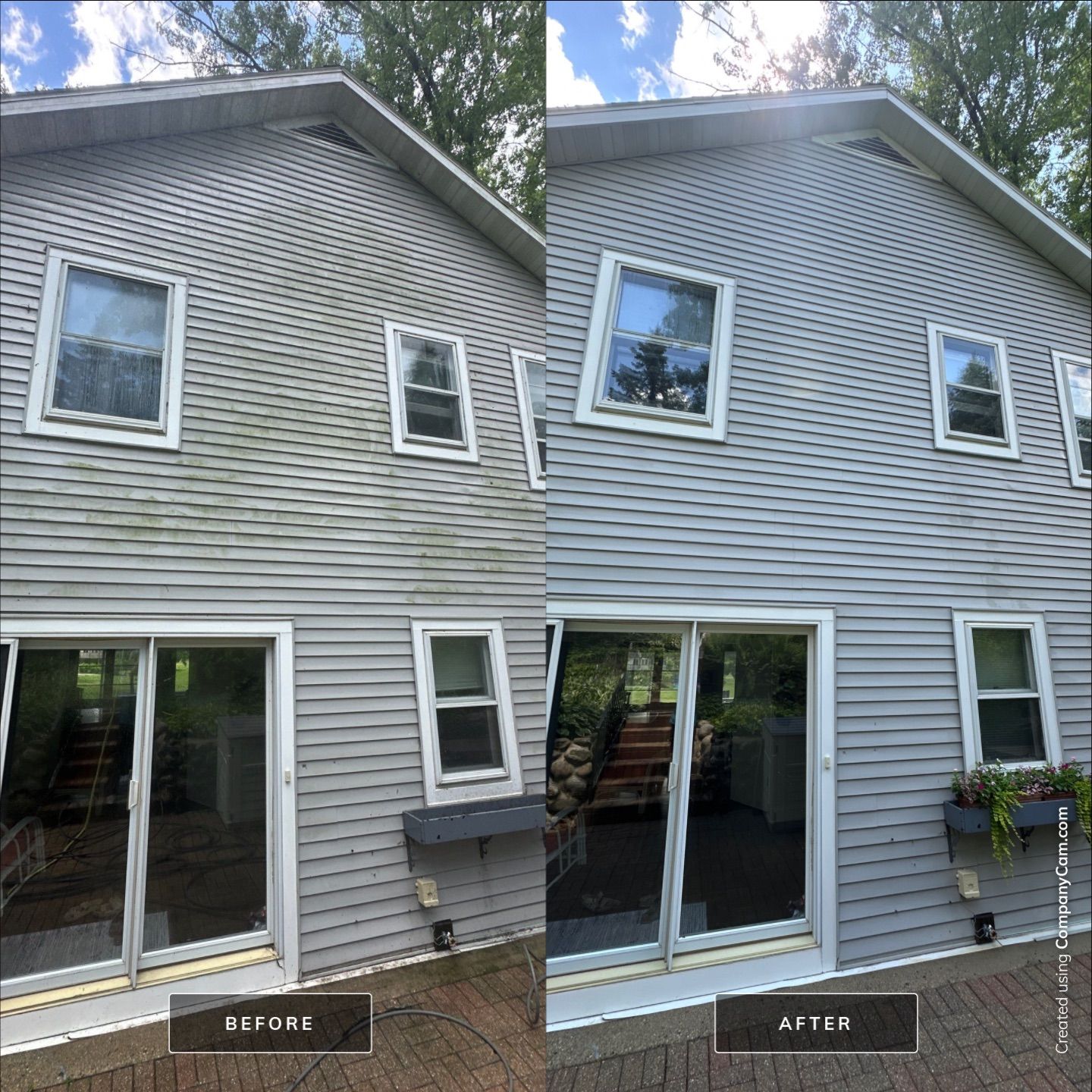 Project in Williams Bay by Simmons Power & Soft Washing