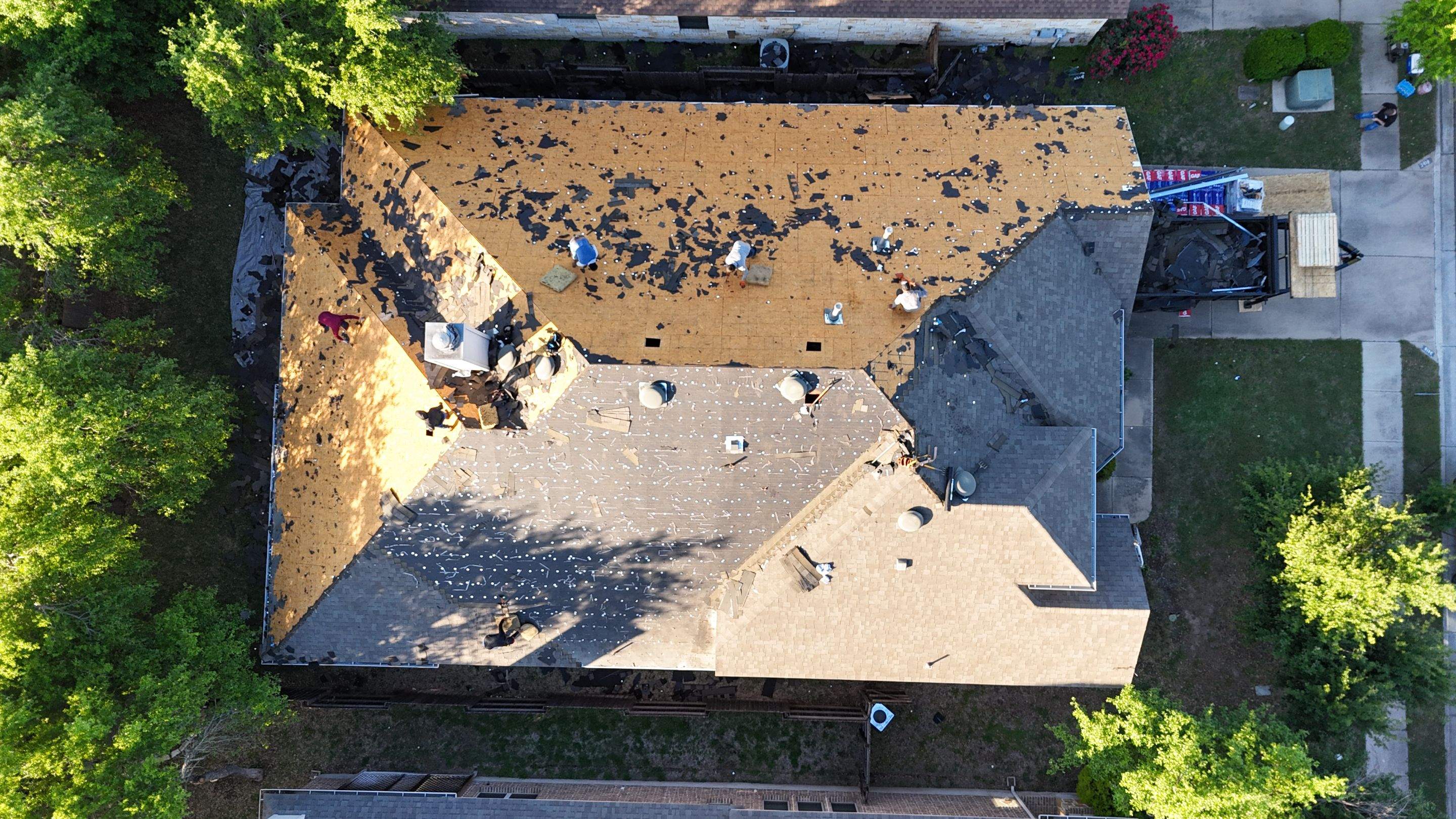Residential Roof Replacement using GAF HDZ - Weathered Wood by Elite Roofing LLC