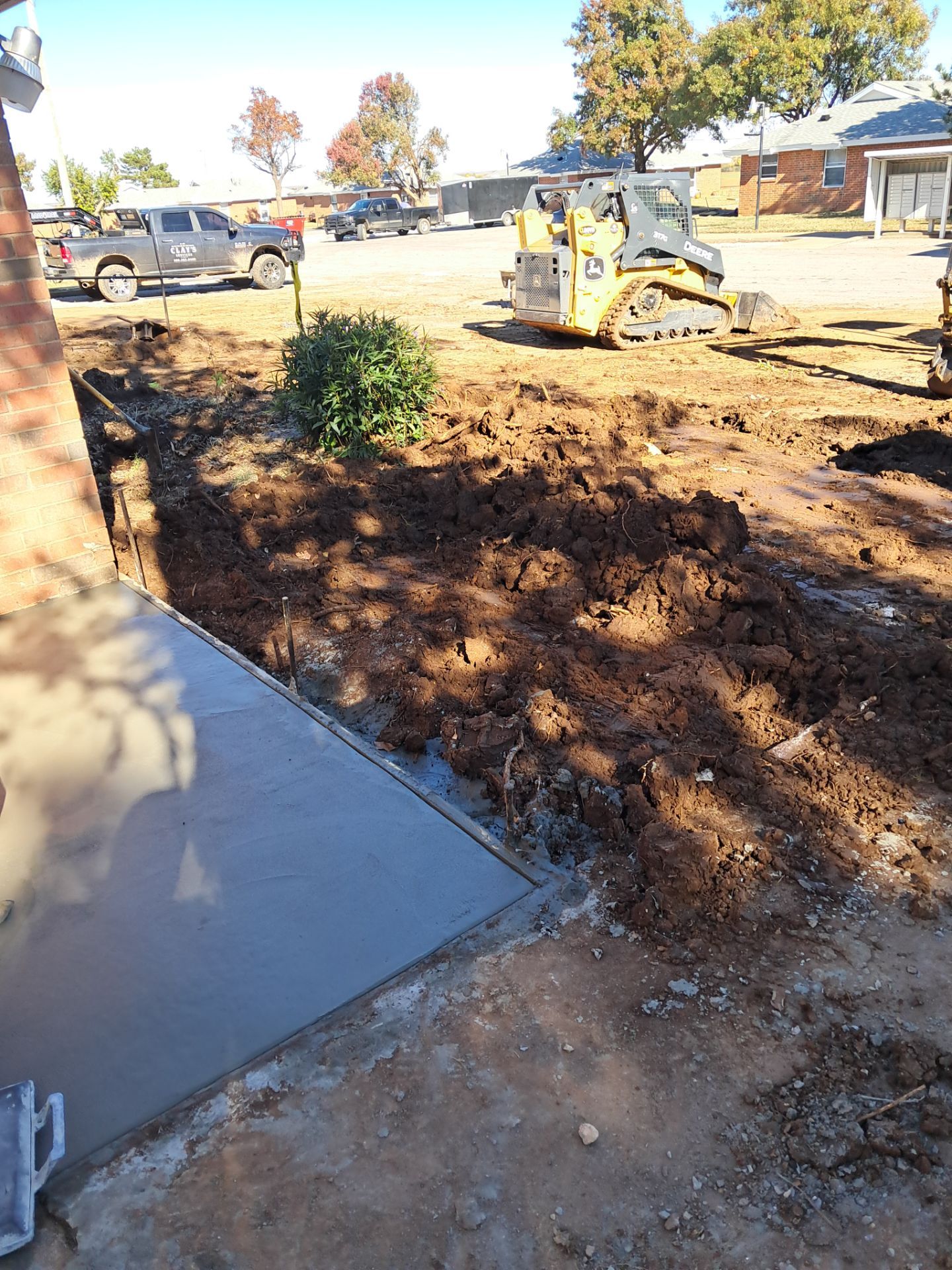 Concrete work, Landscape work, Sod work, and Irrigation work. by Clays Services Inc