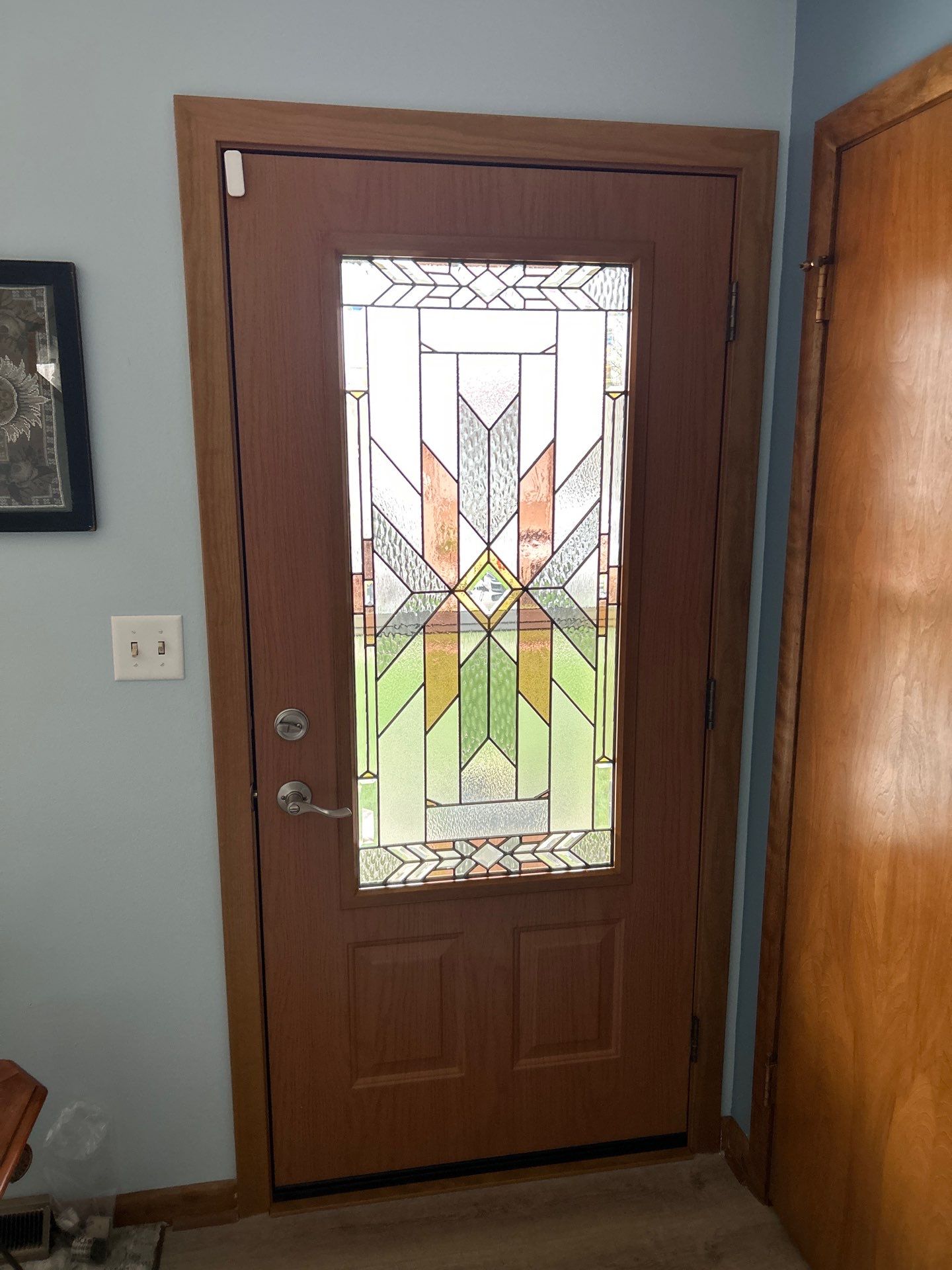 Door Installation using Pella Exterior door  by United Windows and Siding LLC