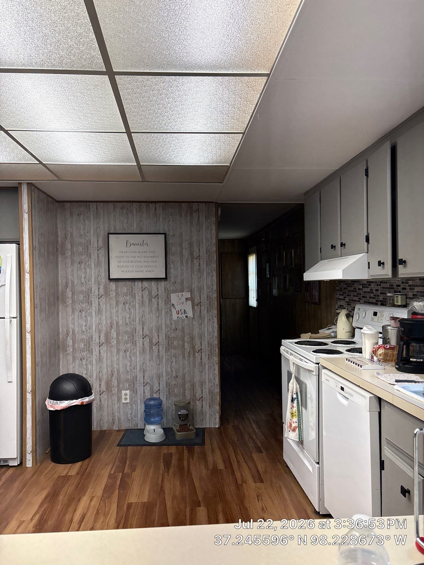 Kitchen Renovation with Gray Cabinetry and Tile Backsplash in Attica by CompanyCam Sales Demo
