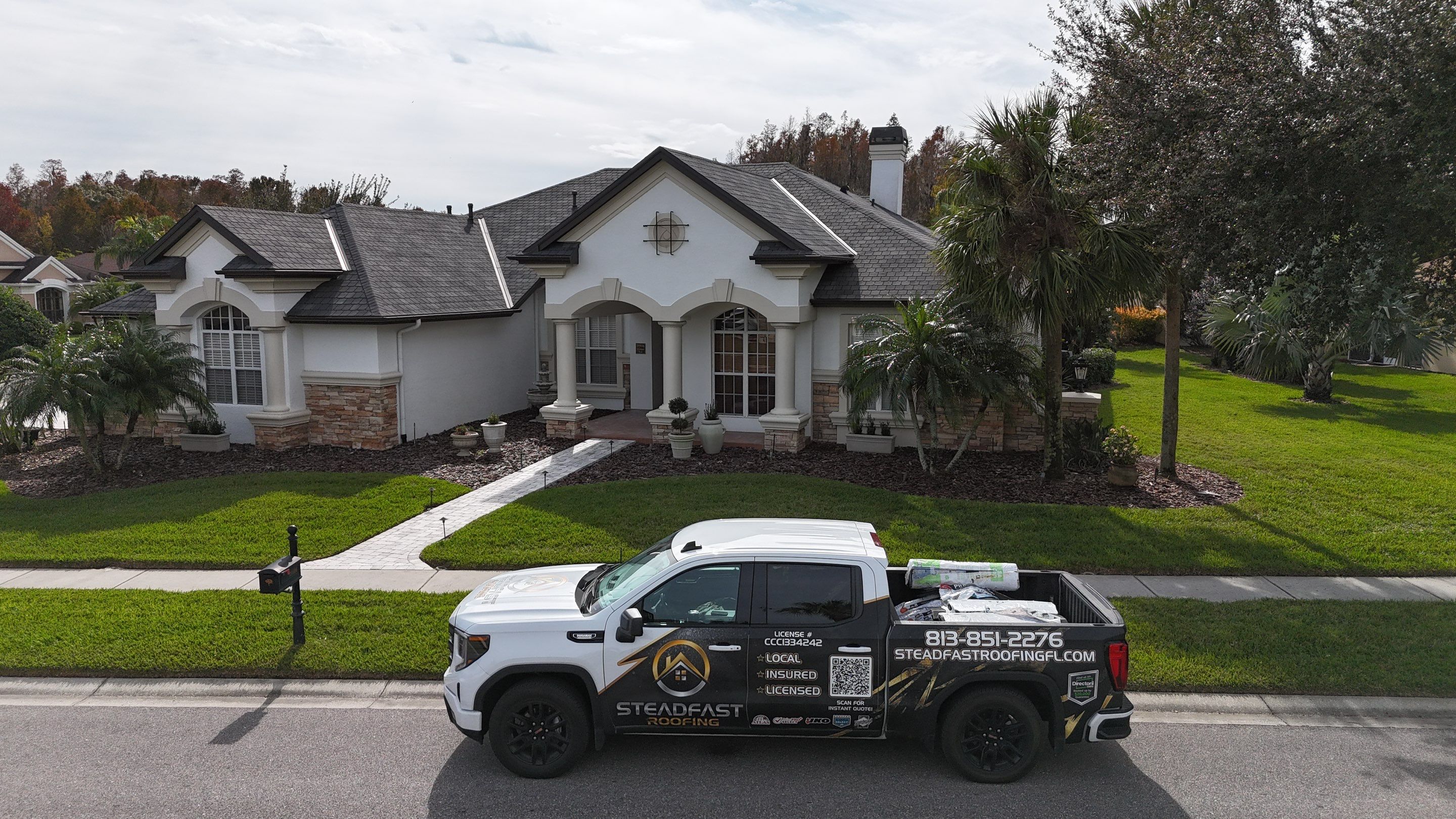 Roof Replacement in Land O' Lakes, FL by Steadfast Roofing 