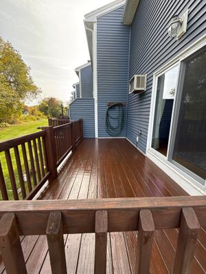 Deck Painting Project in Hampton