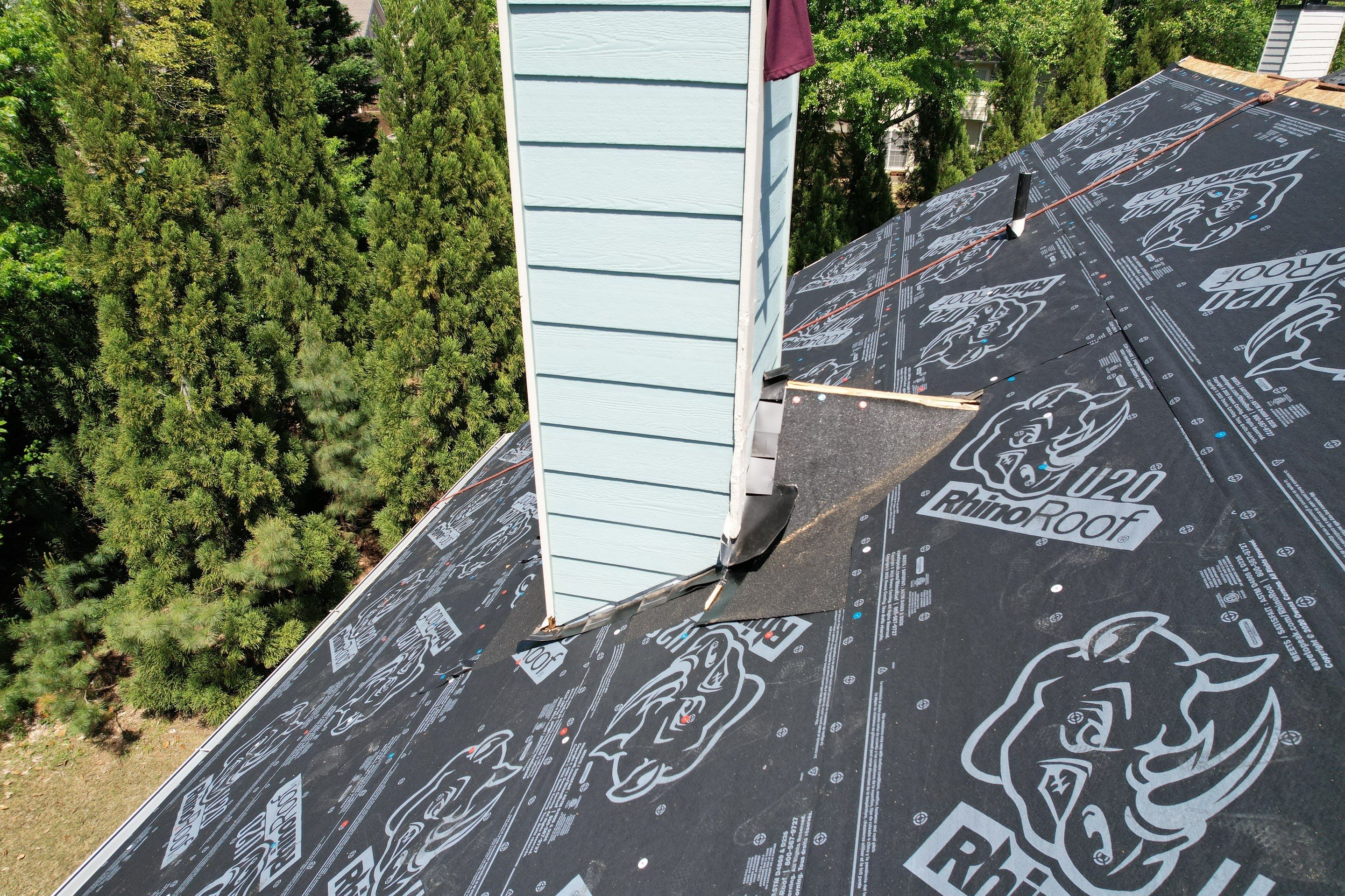 Residential Roofing Installation using Owens Corning Onyx Black by Inspector Roofing and Restoration