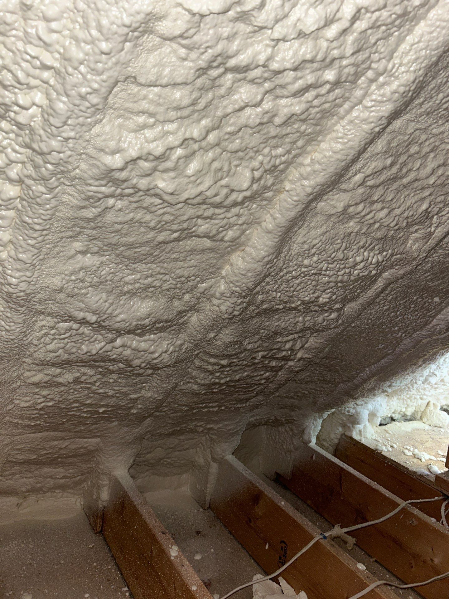 Attic Insulation using Closed Cell Spray Foam by NYS Foam & Energy