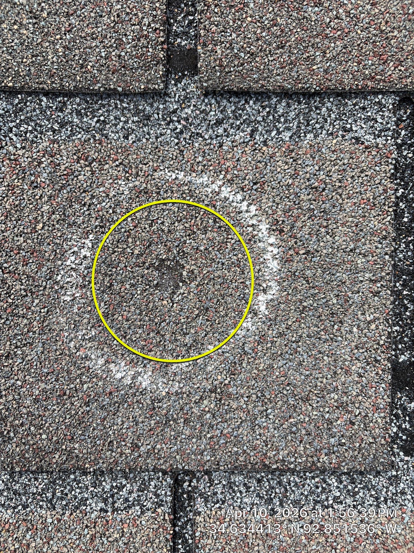 Shingle Roof Damage Assessment in Hot Springs Village by Temple Roofing and Exteriors