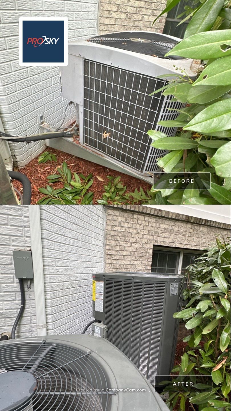 Central Air Conditioning Installation using Trane by Pro Sky Services