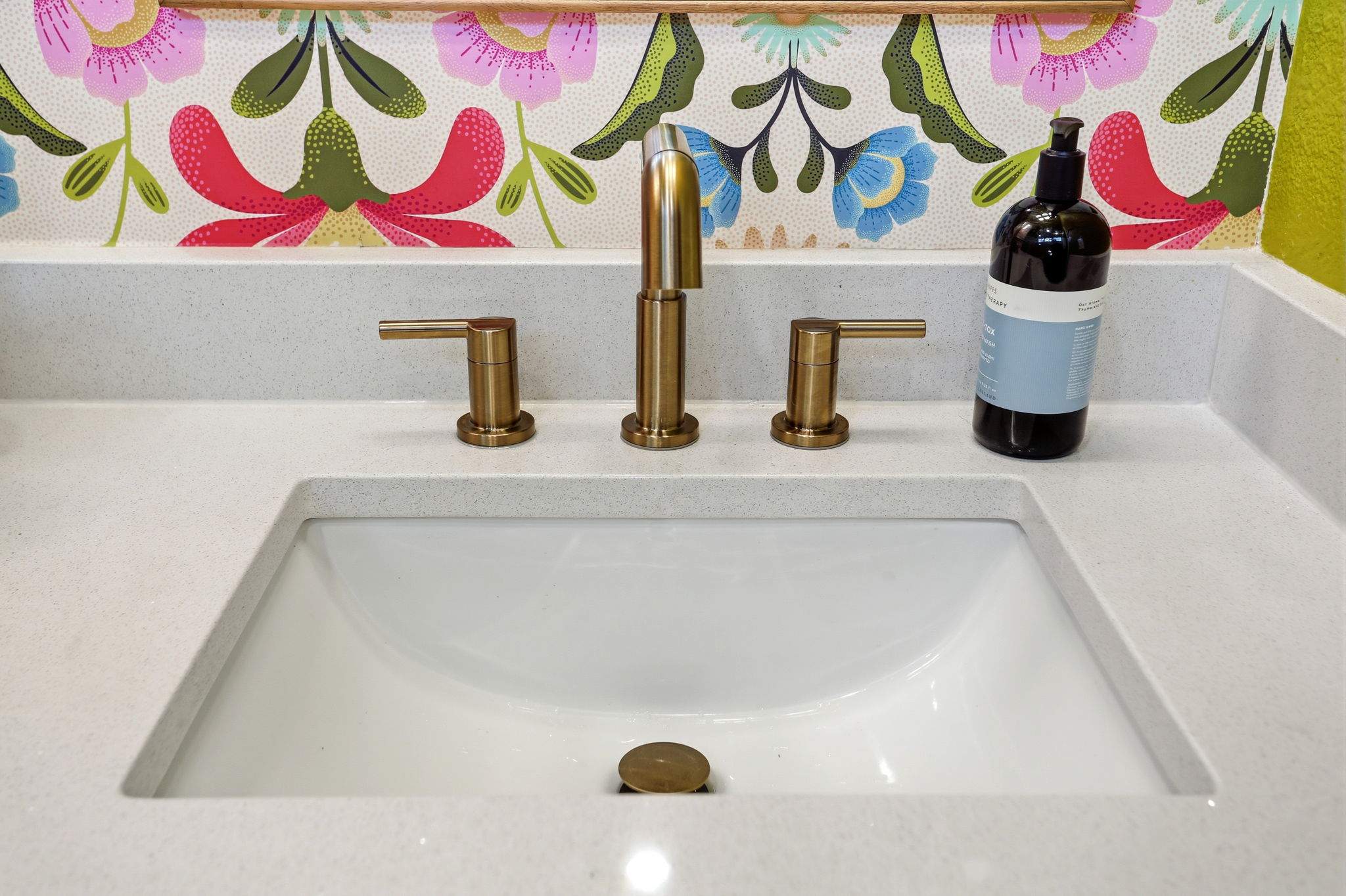 Bold & Colorful Bathroom Remodel | Custom Shower & Statement Wallpaper | San Antonio by Legacy Bath and Kitchen