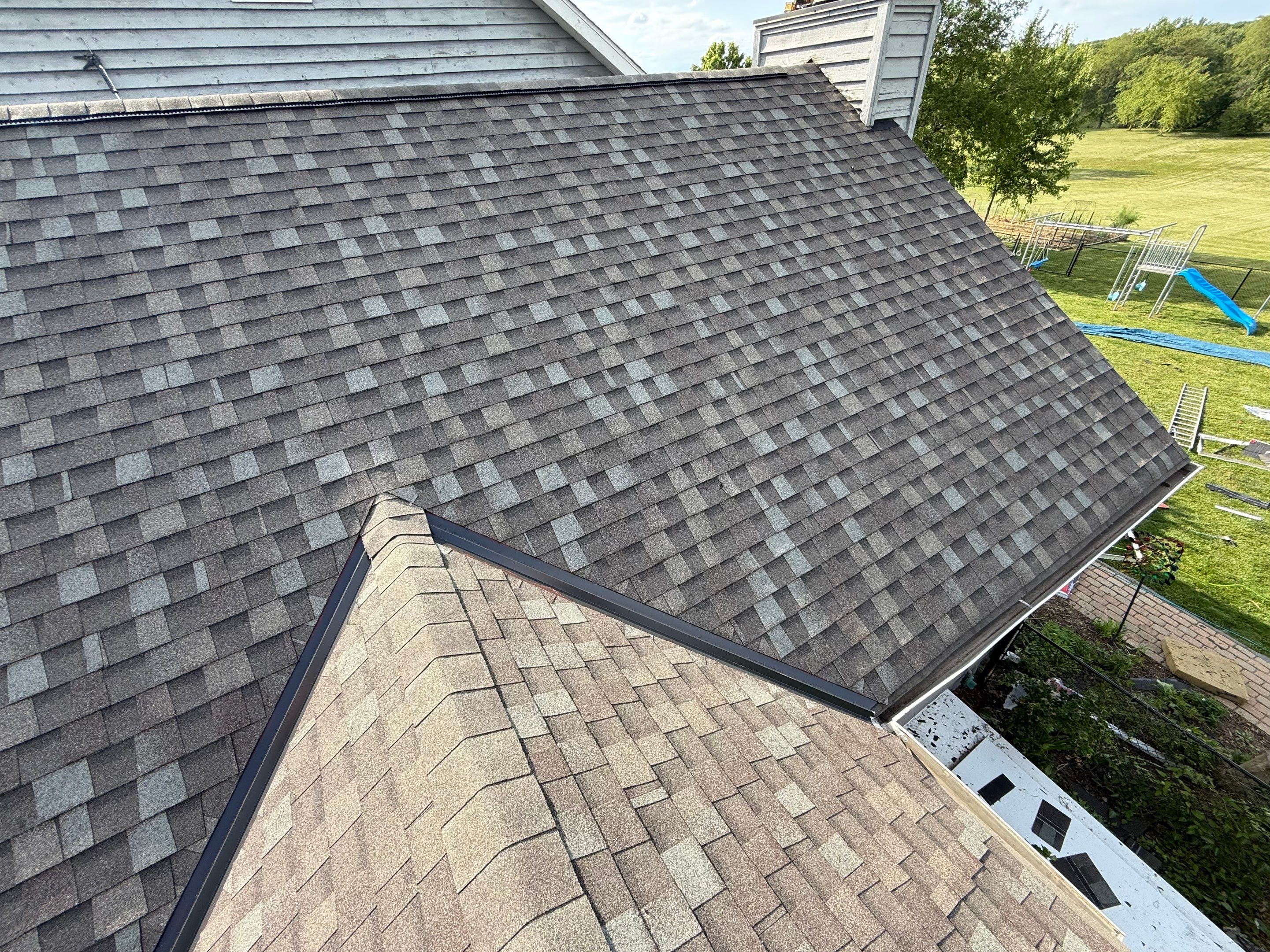 Roofing, copper chimney cap and copper awning by Optimal Home Improvement 
