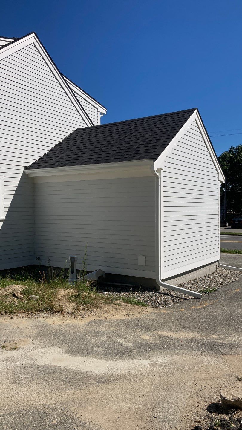 Sandwich, MA Gutter Installation using 5" K-Style Aluminum Gutter by Gutter Pro Enterprises