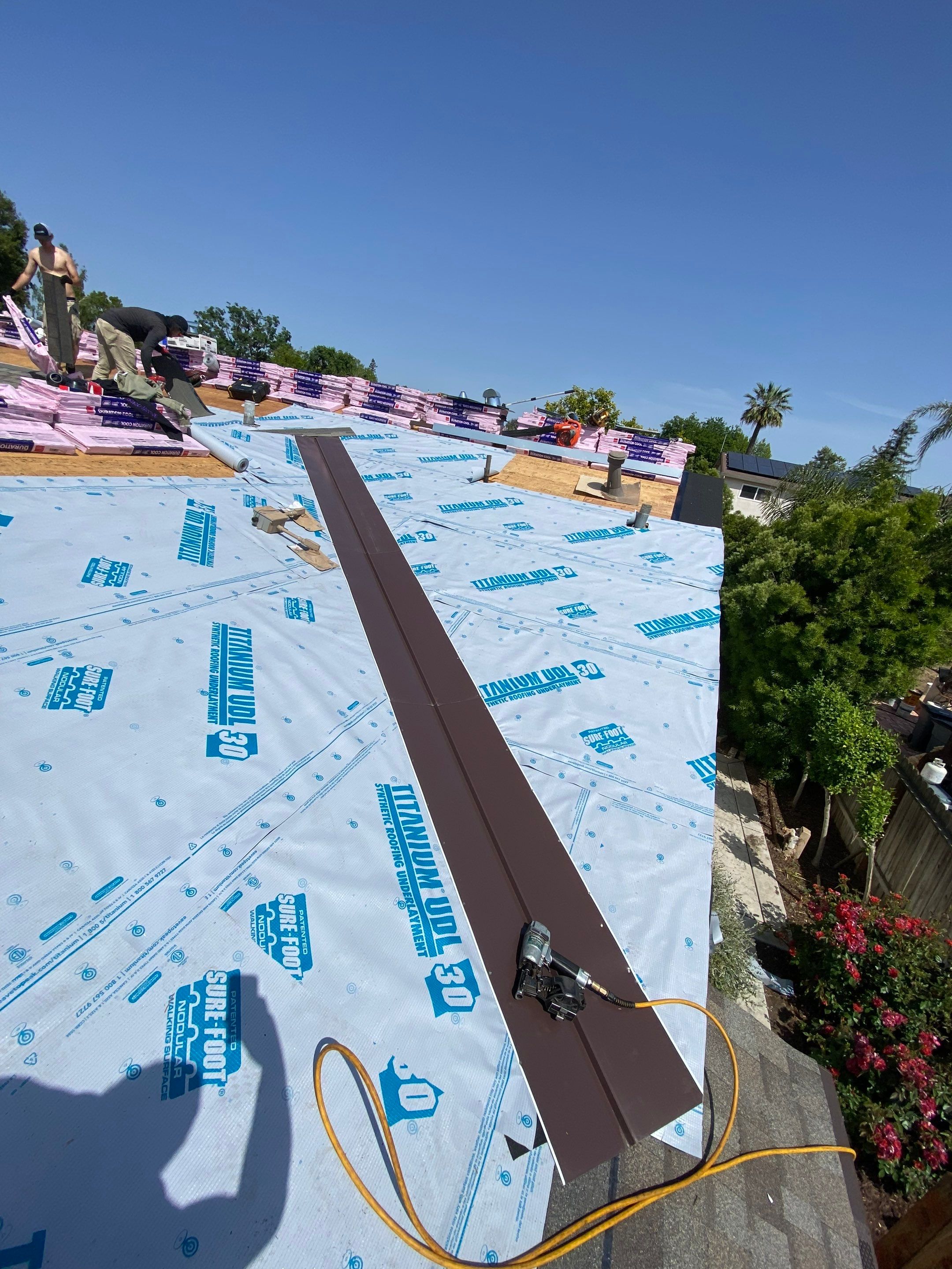 Residential Roofing Installation using Owens Corning Roofing Shingles by Byers Enterprises 