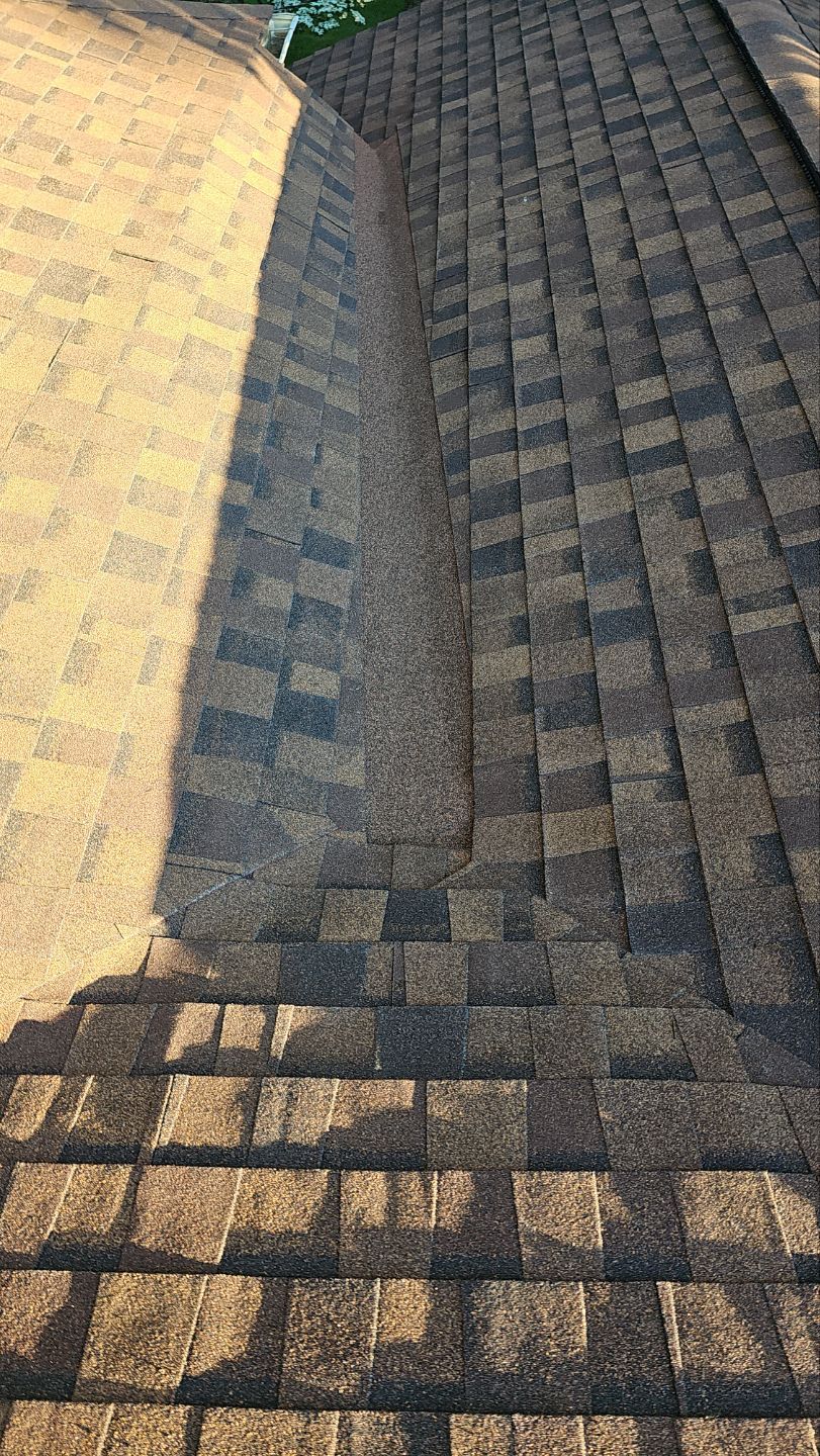 Atlas Pinnacle, Color, Burnt Hickory, Drip Edge, Color, Royal Brown by Eagle Eye Roofing