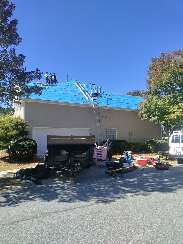 Residential Roofing Installation using Owens Corning by Inspector Roofing and Restoration