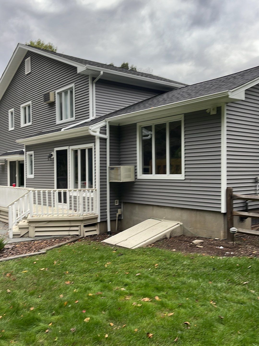 Residential Roofing Installation using Owens Corning TruDefinition Duration AR - Onyx Black & New Siding Using Mainstreet Charcoal Gray by A Plus Exterior