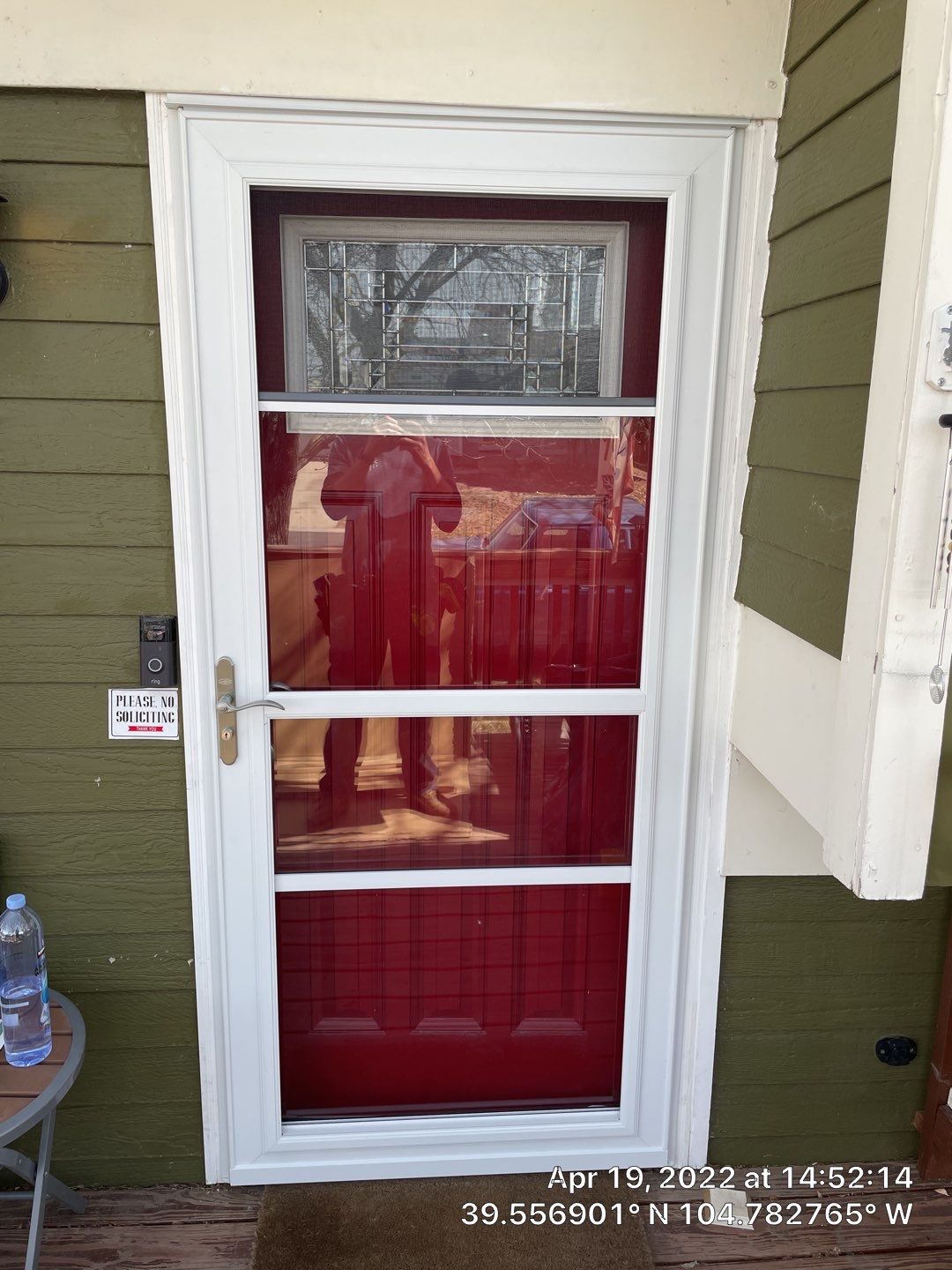 Storm Door Install using White Larson EasyVent by Storm Door Guy 