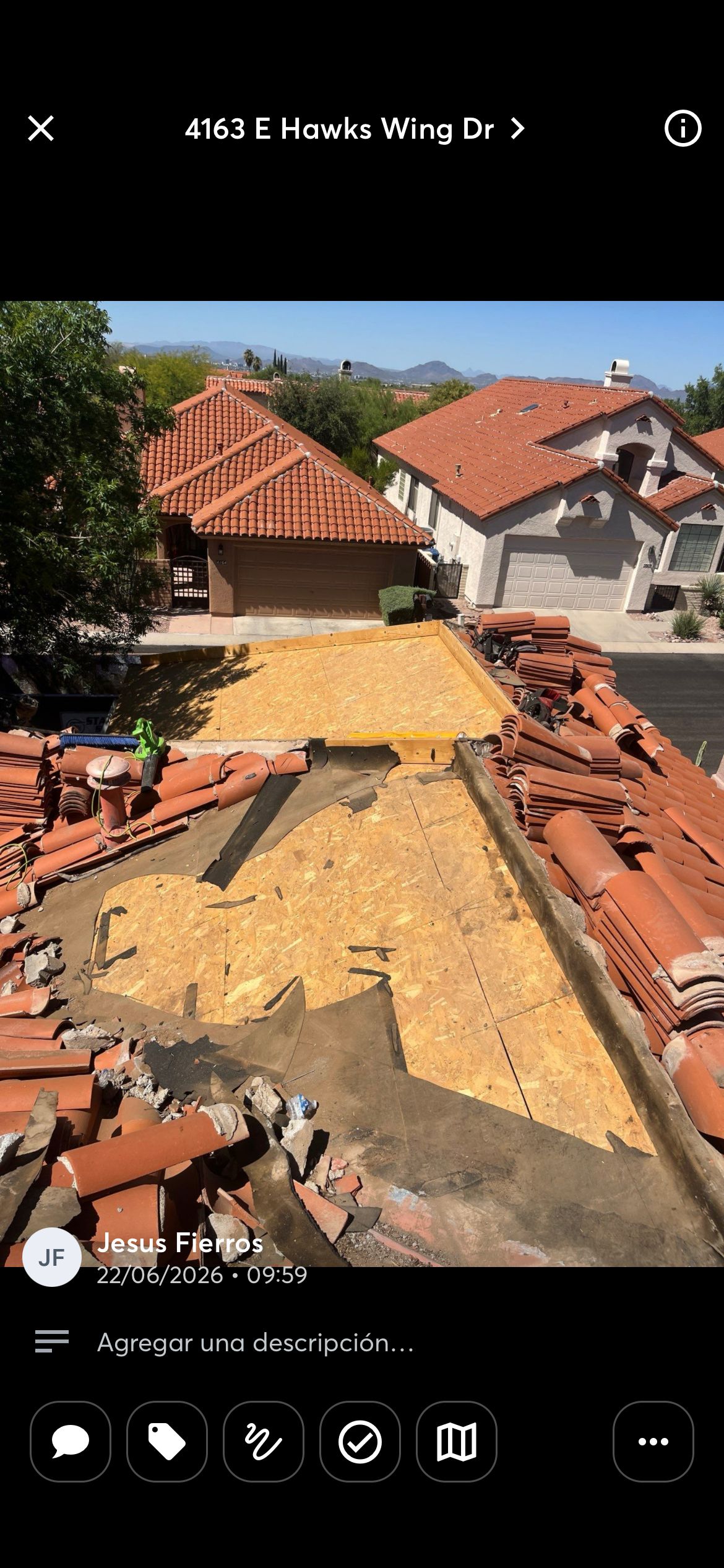 Residential Tile Roof Replacement and Decking Repair in Tucson- 85718 by West Coast Roofing AZ