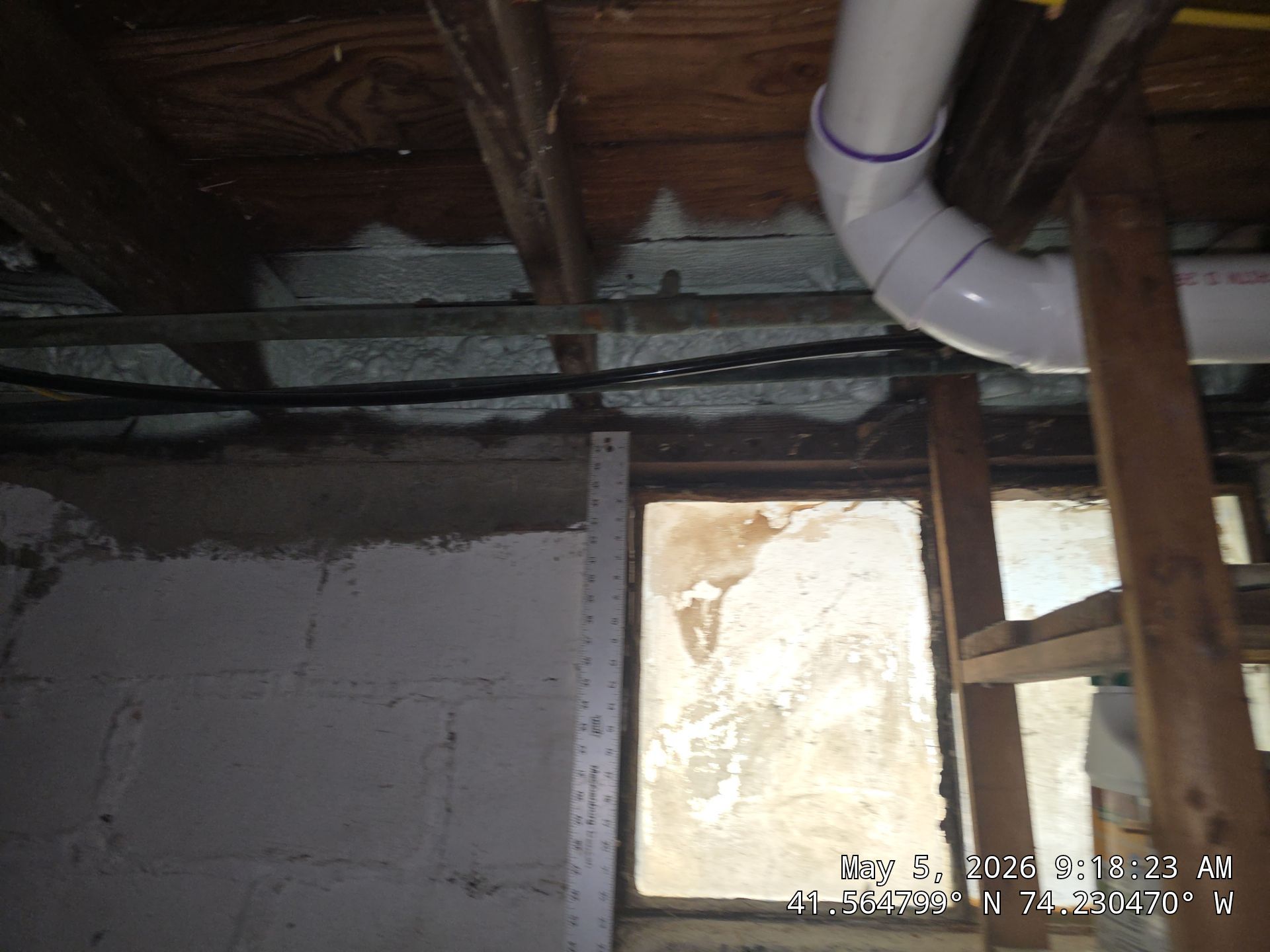 Exterior Walls using Closed Cell Spray Foam by NYS Foam & Energy