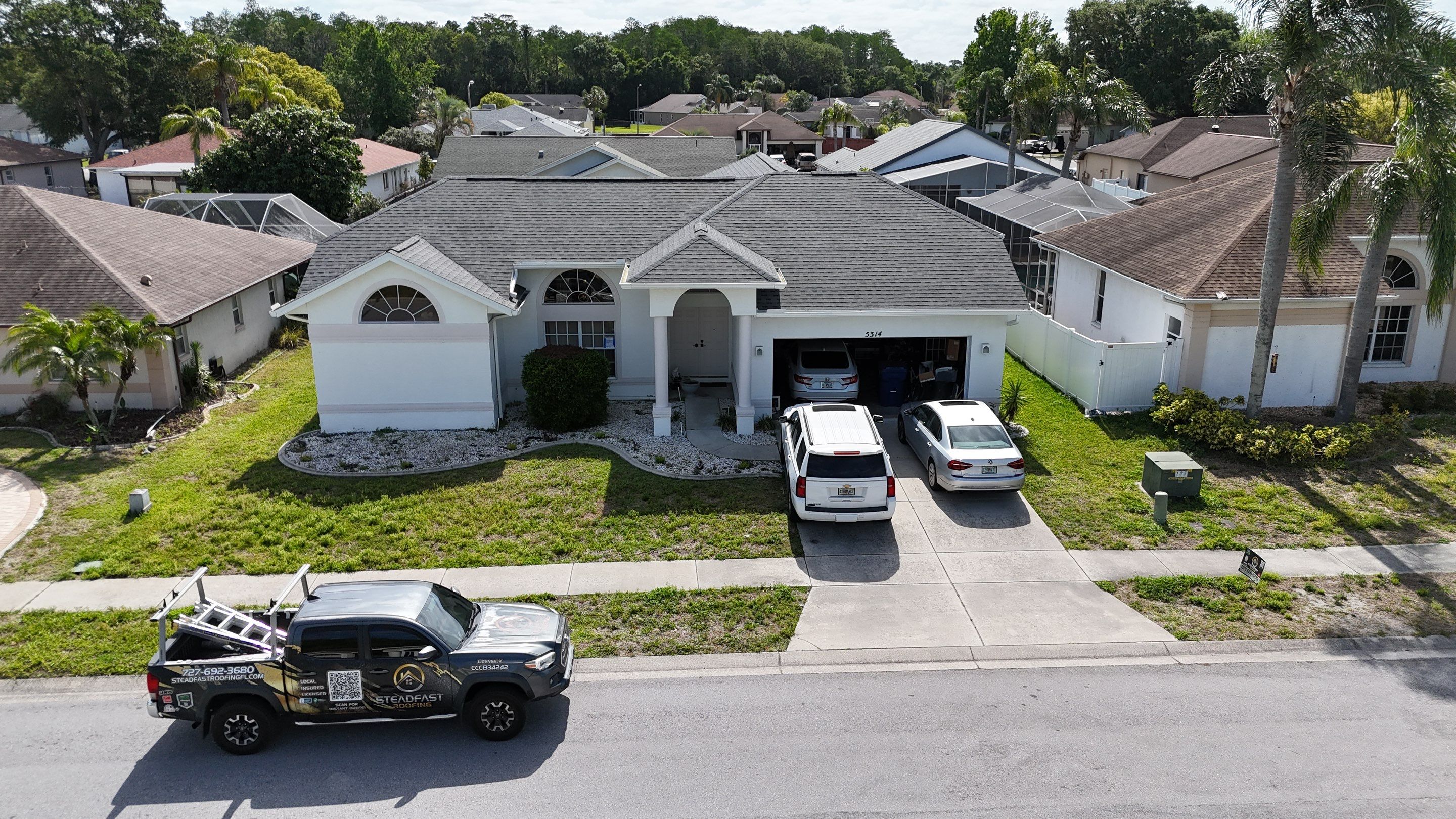 Roof Replacement in New Port Richey, FL by Steadfast Roofing