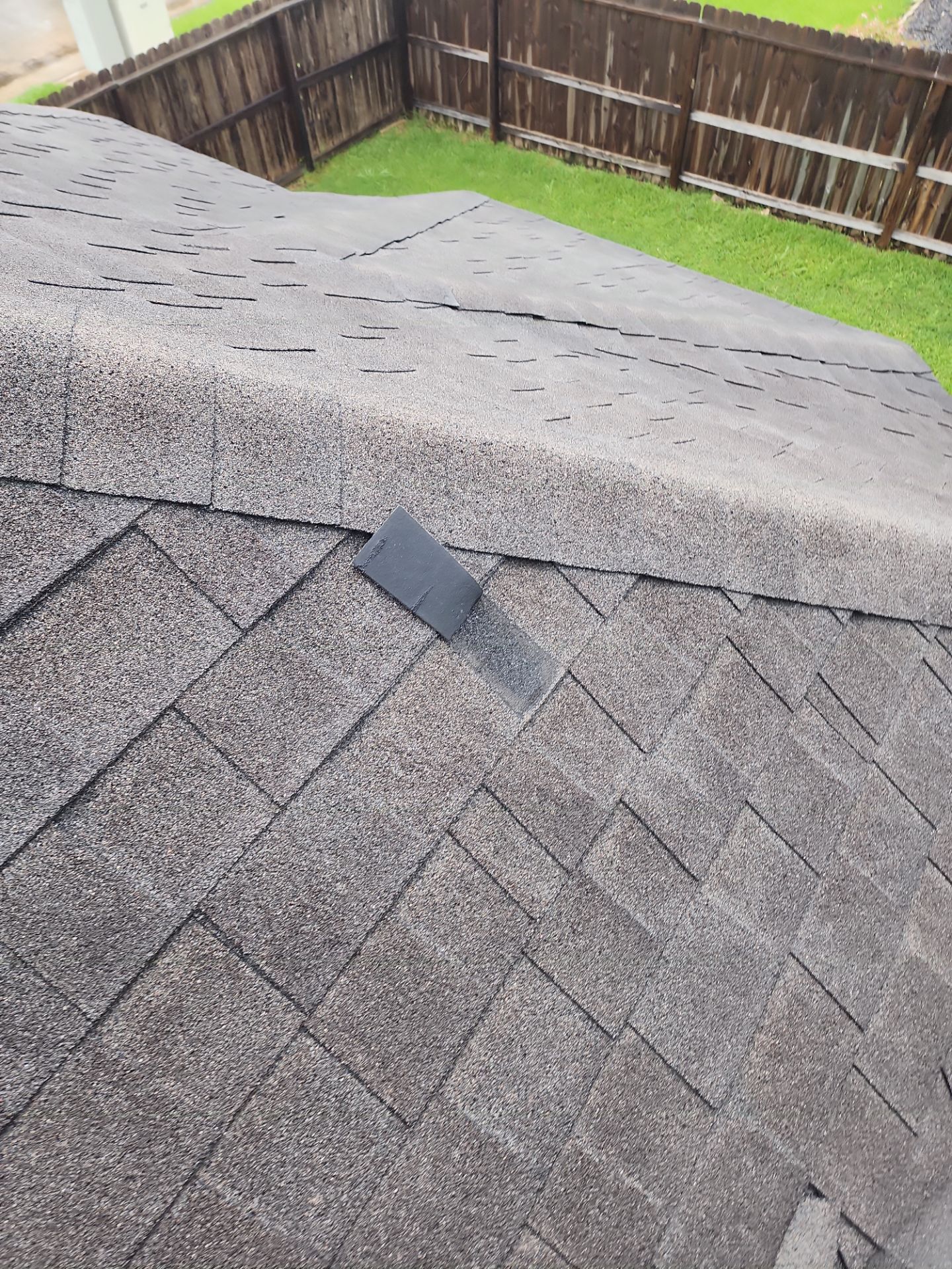 Hail Damage using Owen's Corning Duration (Lifetime) Shingles by Roof Repair Company