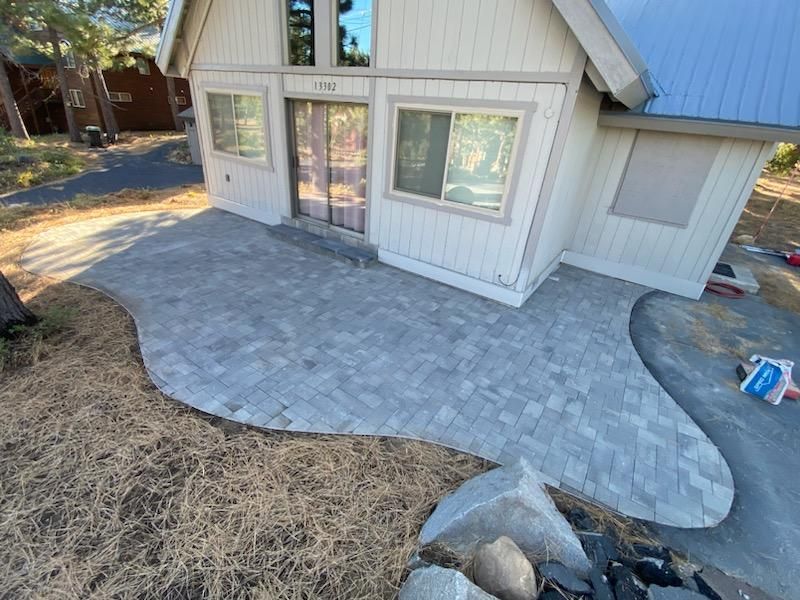 Paver Patio by The Tahoe Tradesman