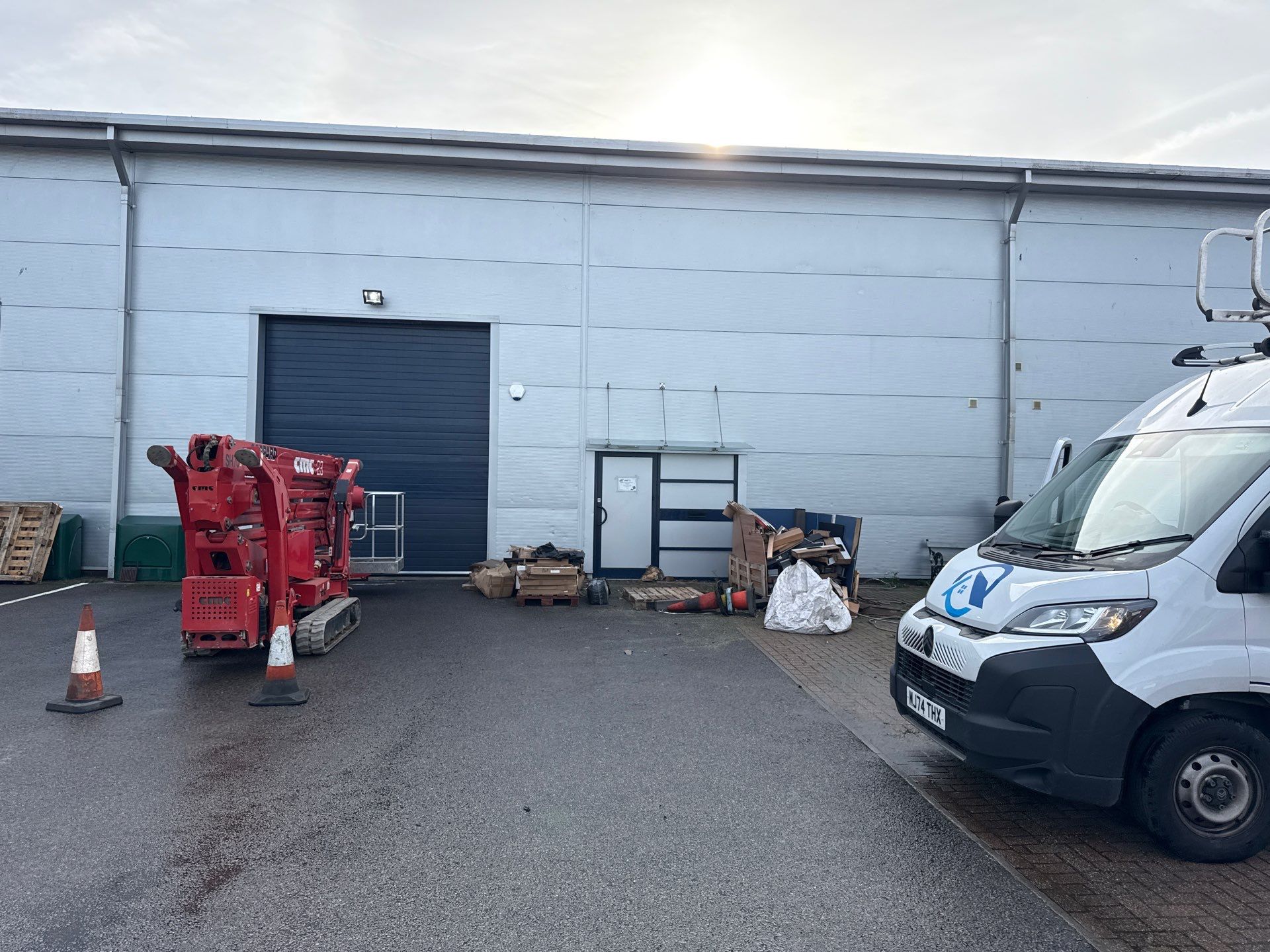 Warehouse Cladding and Roof Clean by Ges Exterior Cleaning ltd