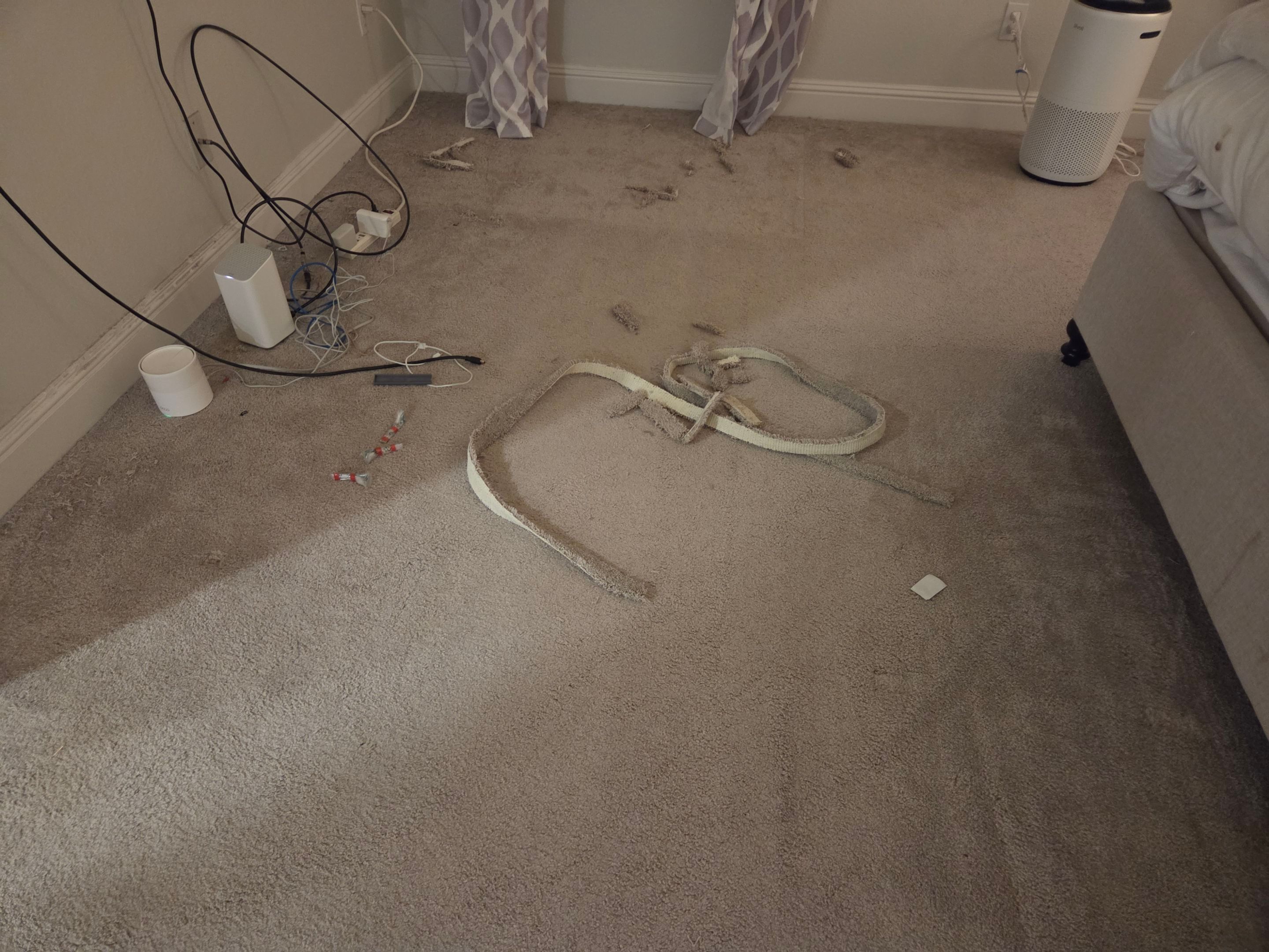 Hallway & Bedroom Carpet Re-stretch by Ardent Carpet Restore LLC