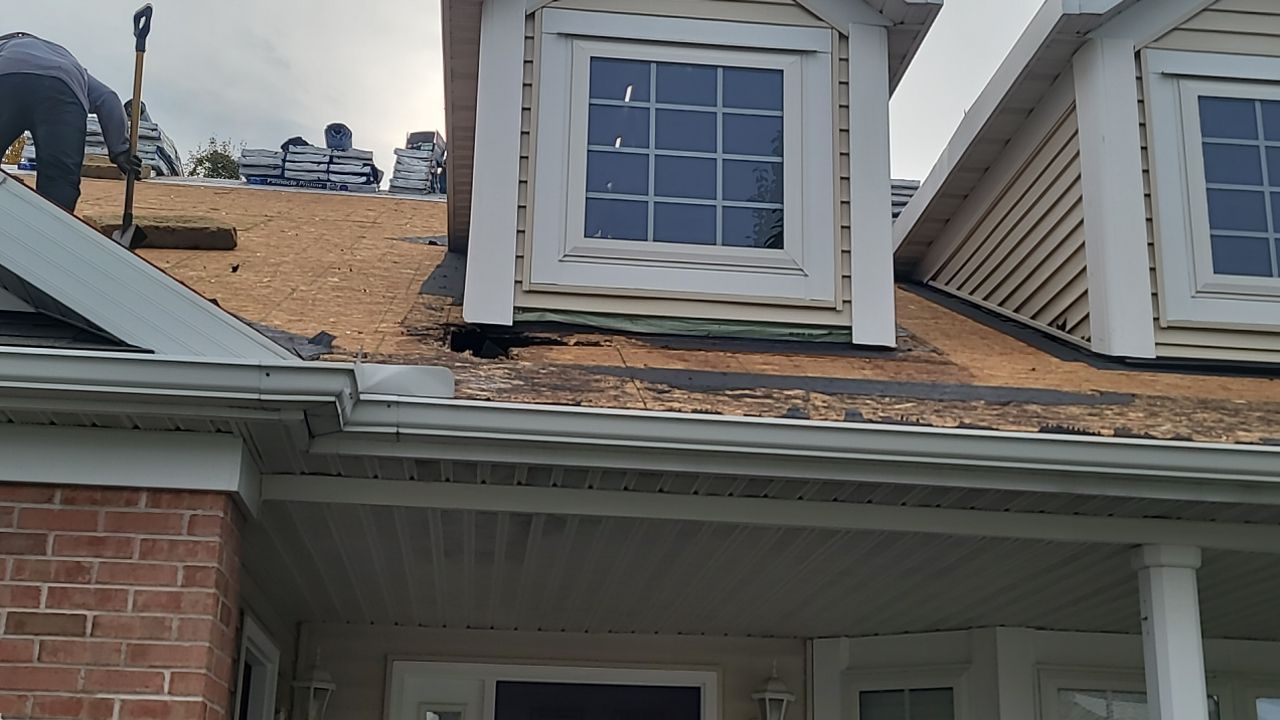 ATLAS PINNACLE PRISTINE COLOR: WEATHERED WOOD DRIP EDGE: WHITE by Eagle Eye Roofing