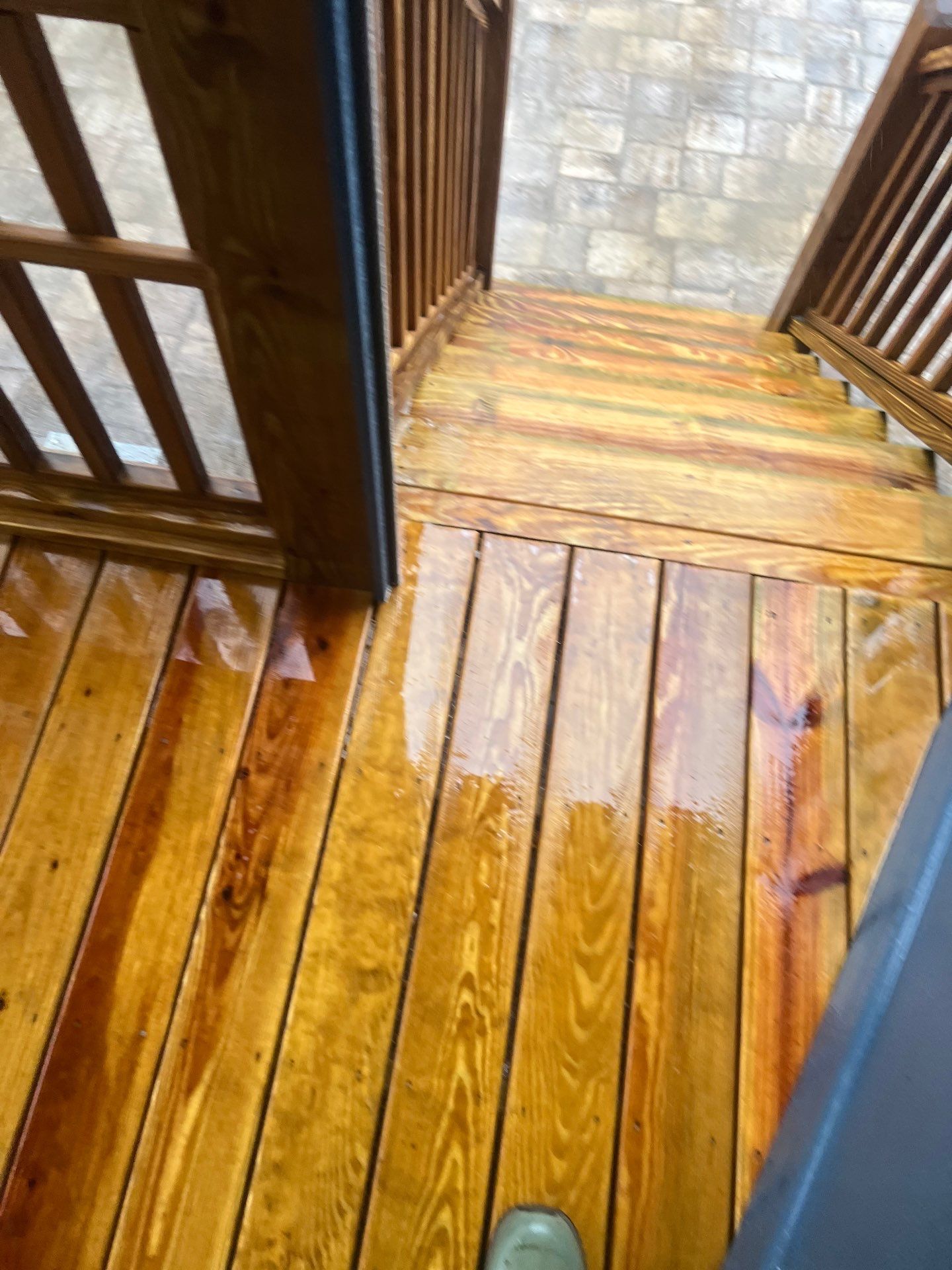 Weathered Deck using Wood Sealant by DuraSeal