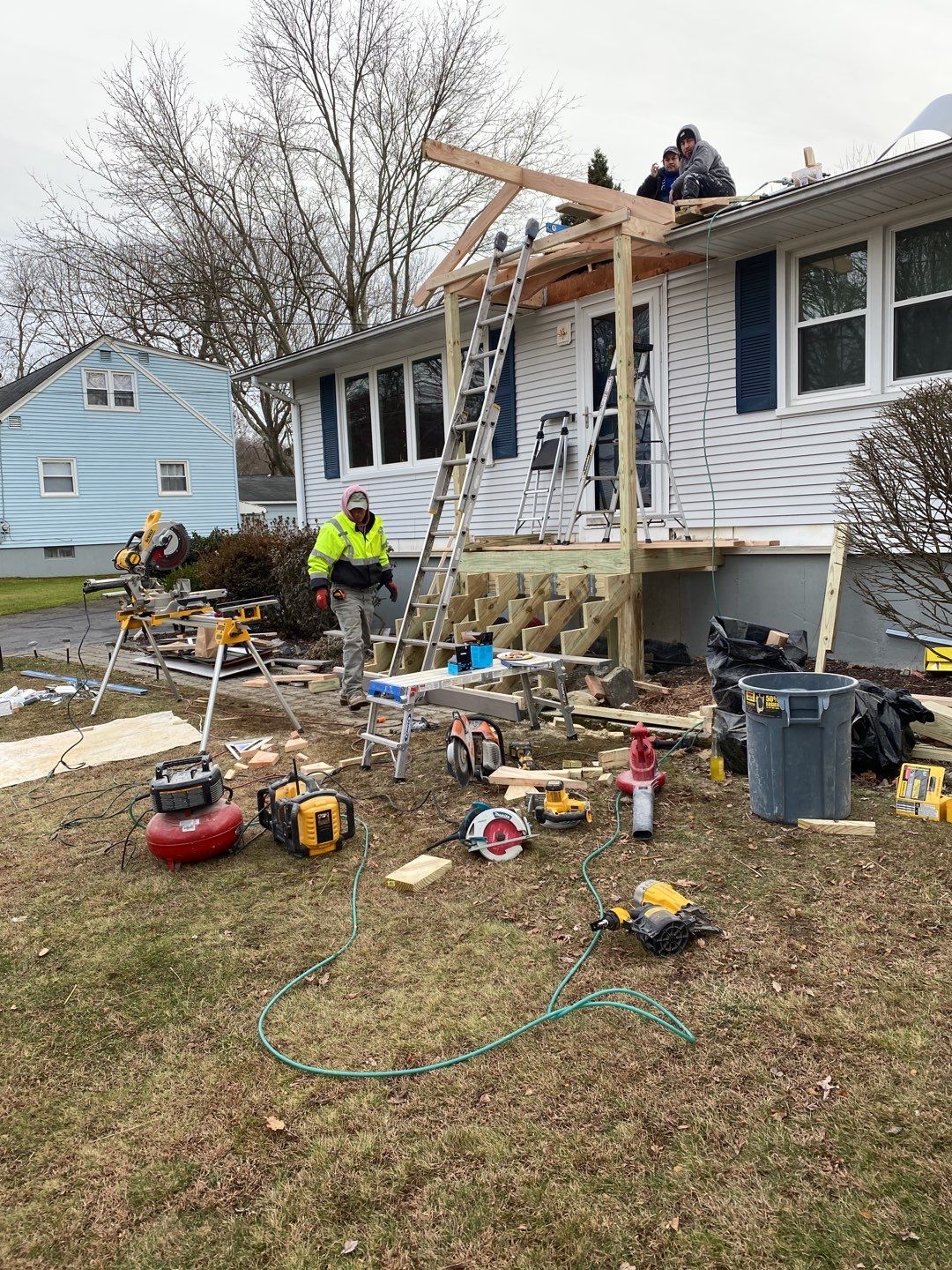 New Addition to Home using Wolf deck  by A Plus Exterior