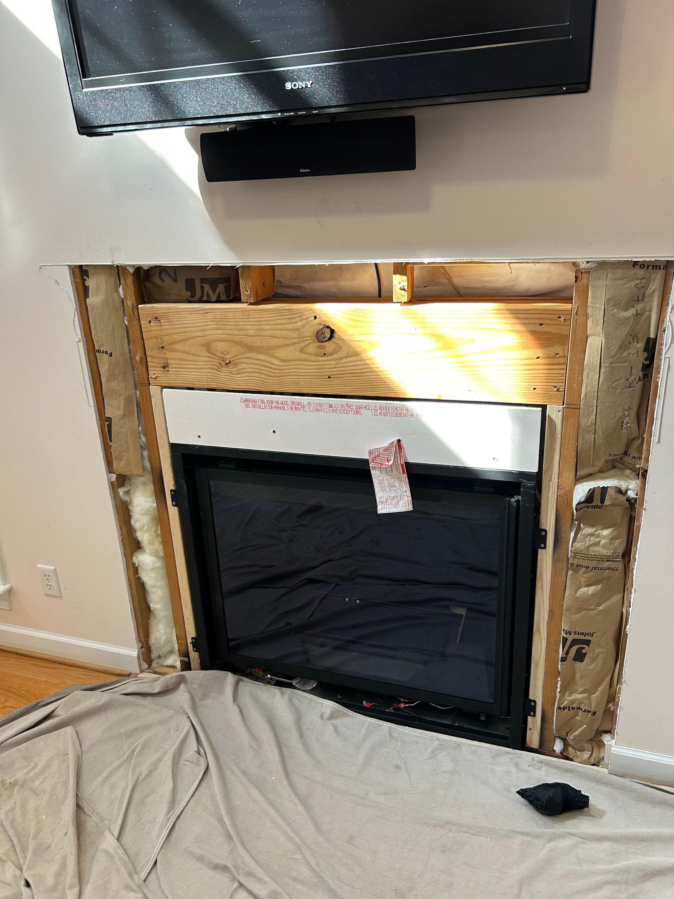 Majestic Meridian Gas Fireplace with Intellifire Touch Ignition by Premier Chimney and Roofing